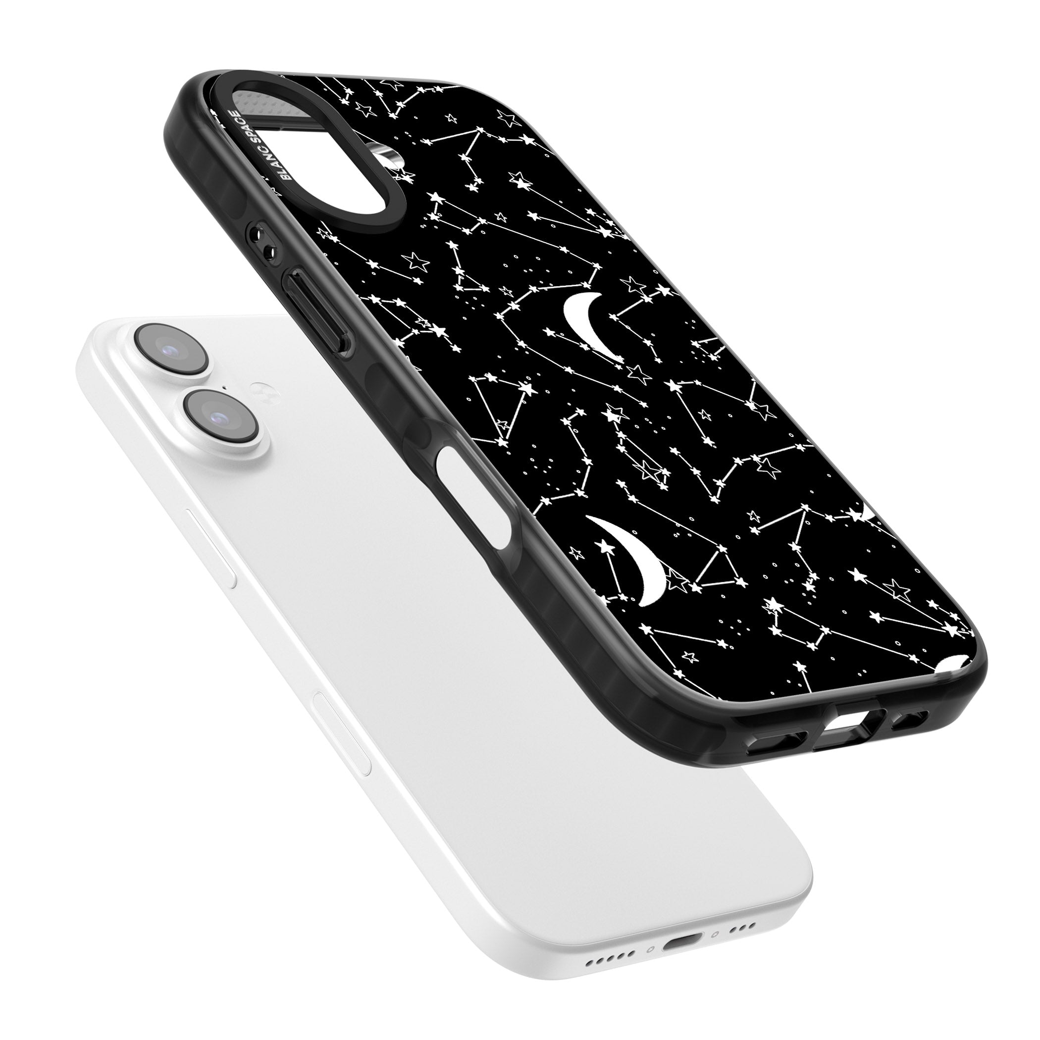 Black Celestial Constellations iPhone 17 Impact Black Phone Case Colours