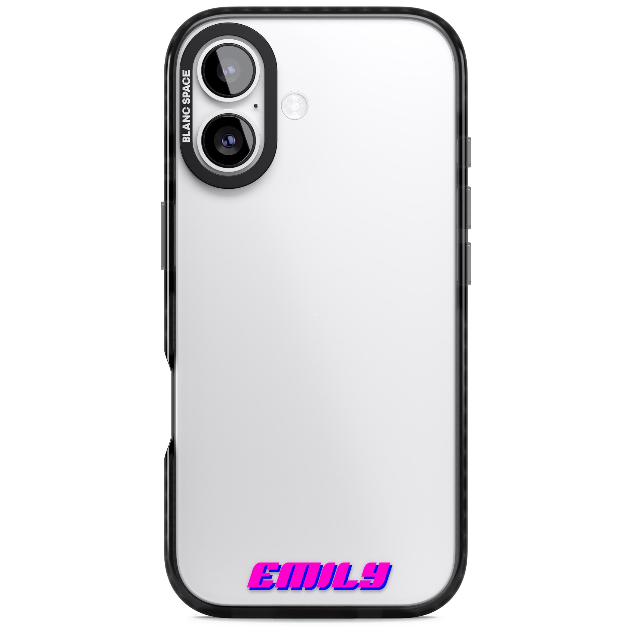 Personalised Cool Bottom Name iPhone 17 Impact Black Phone Case