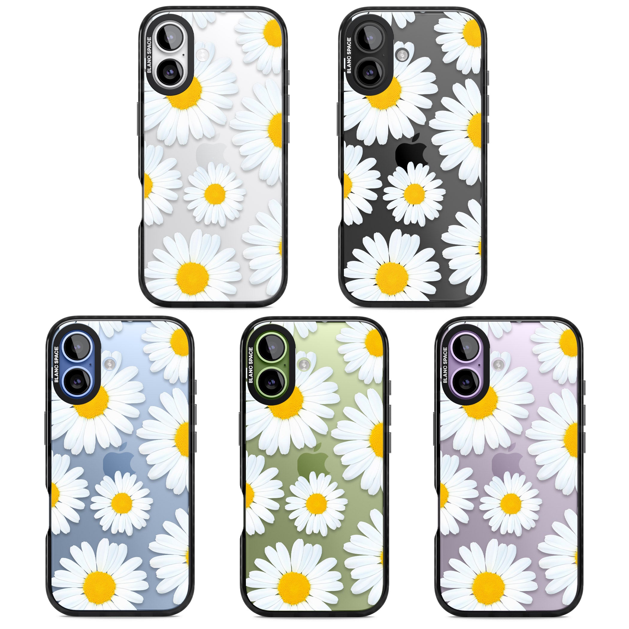Summer Daisy iPhone 17 Impact Black Phone Case APT Impact Protection
