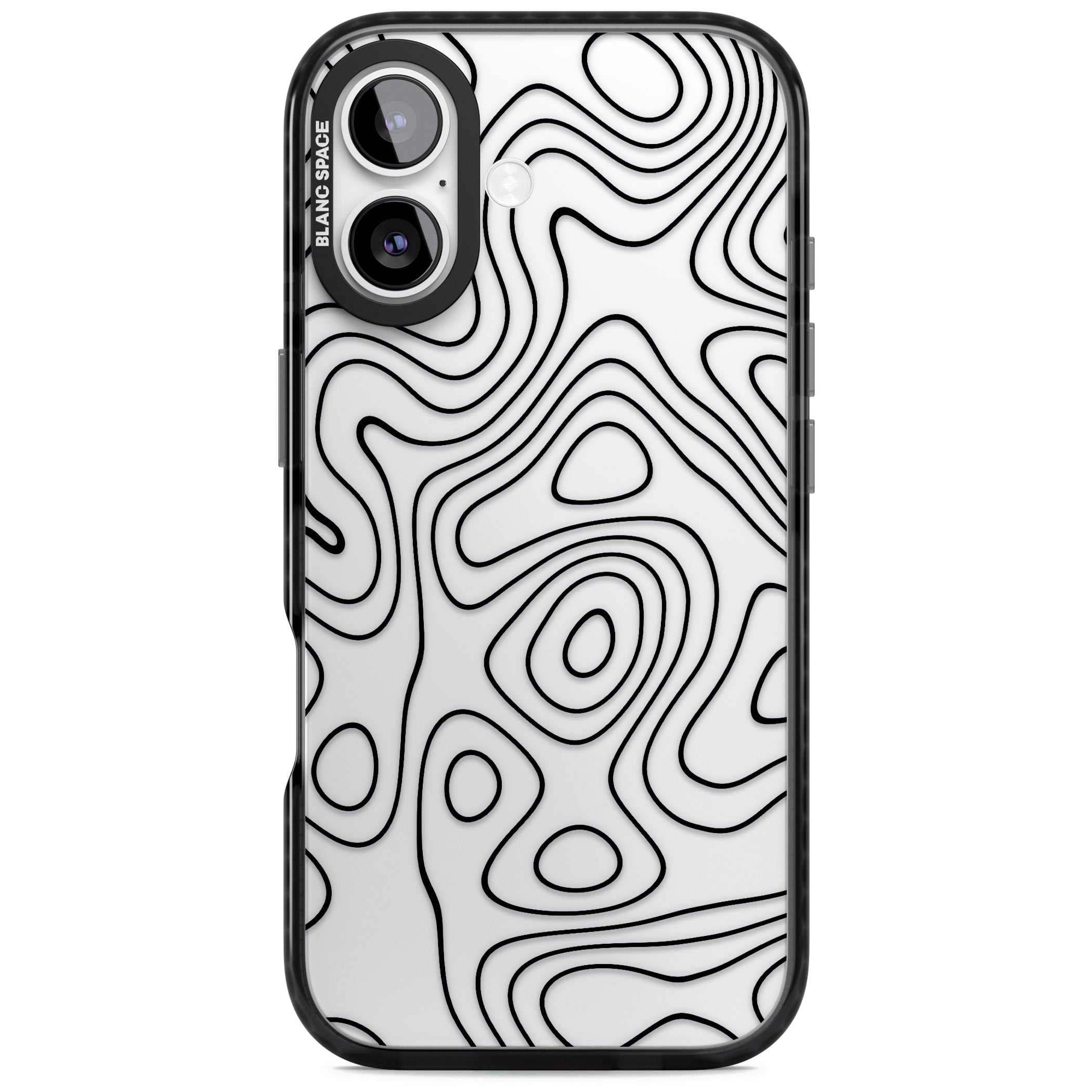 Damascus Steel iPhone 17 Impact Black Phone Case