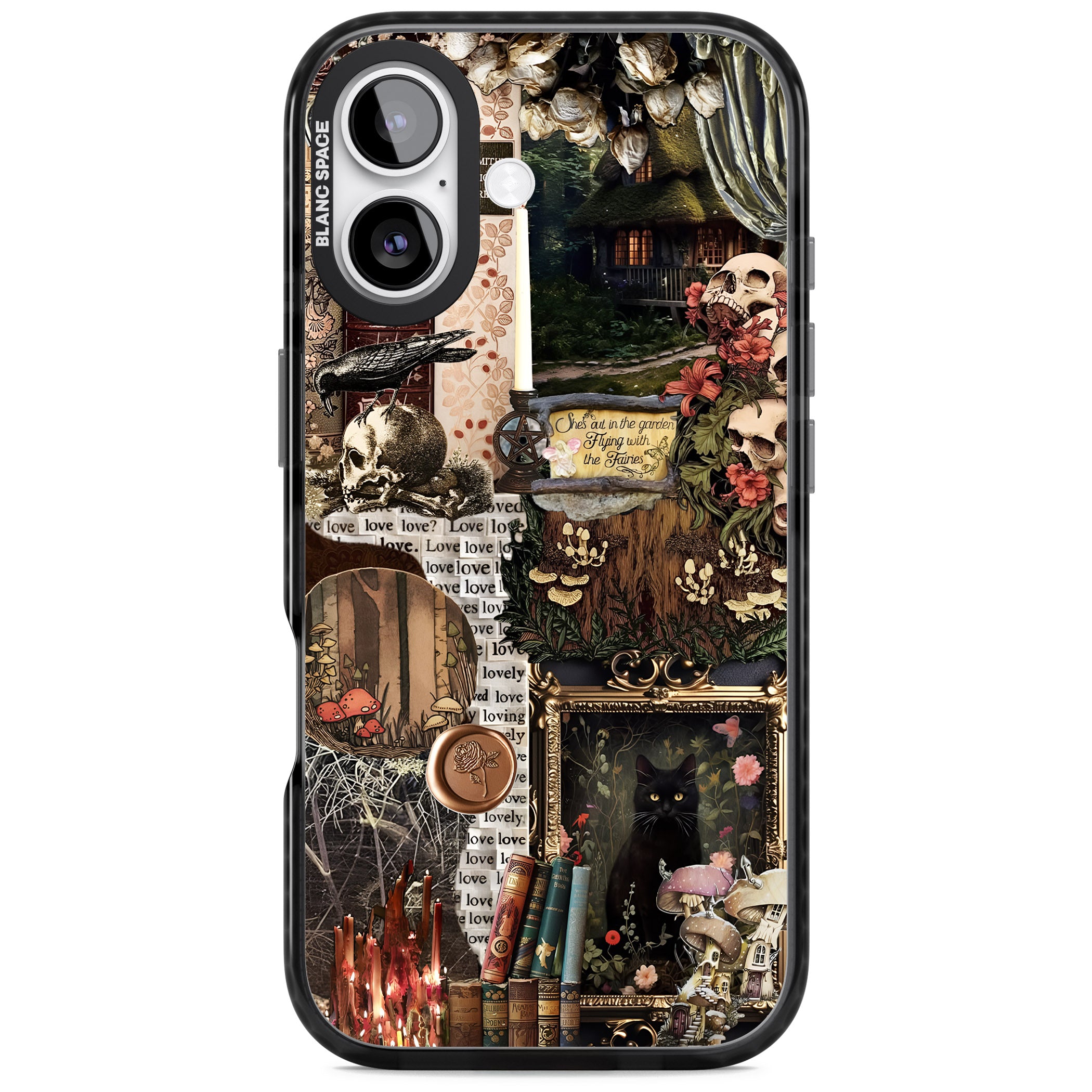 Academia Collage iPhone 17 Impact Black Phone Case