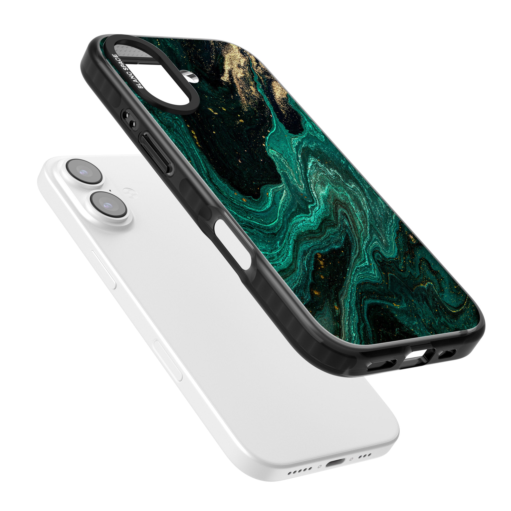 Emerald Lagoon iPhone 17 Impact Black Phone Case Colours