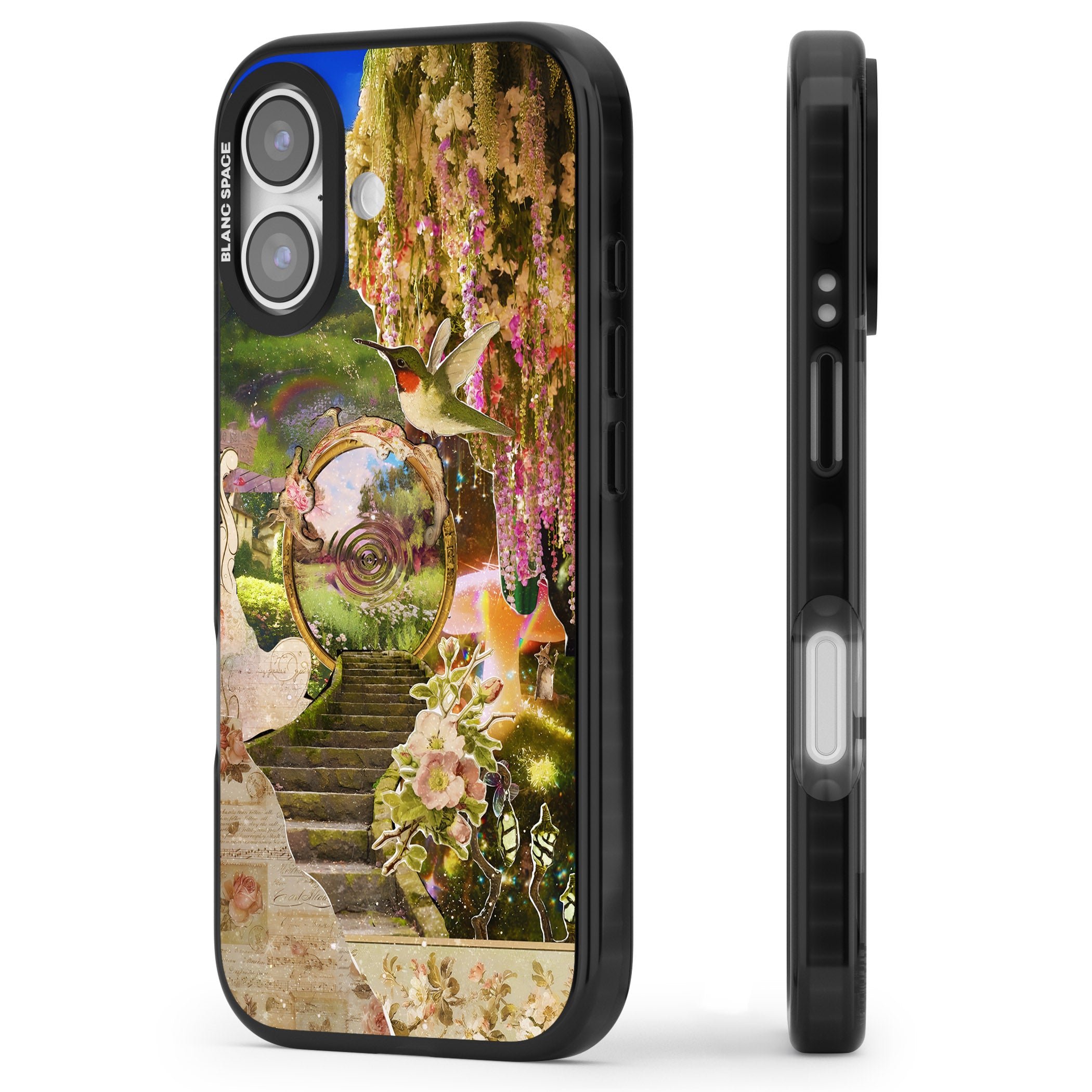 Fairy Portal iPhone 17 Impact Black Phone Case Side Profile