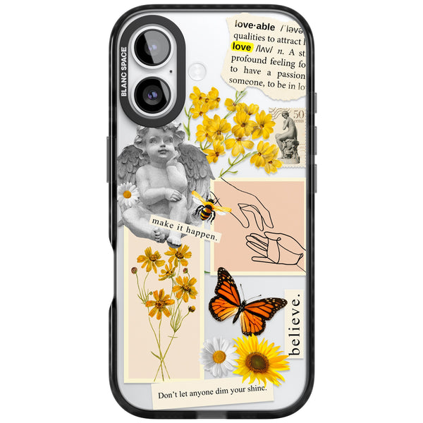 Yellow Wildflower Collage
