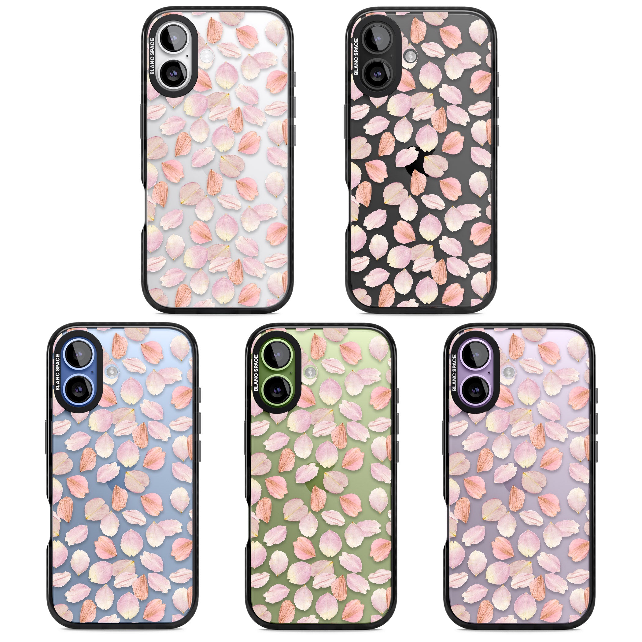 Petal Dream iPhone 17 Impact Black Phone Case APT Impact Protection