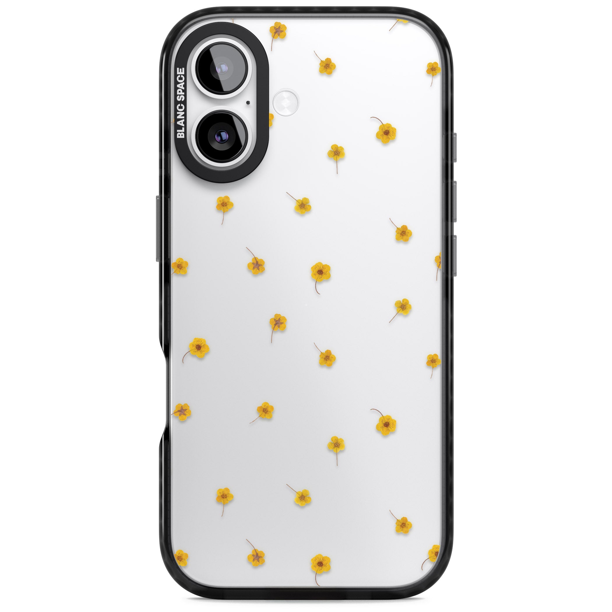 Sunny Scatter Flower iPhone 17 Impact Black Phone Case