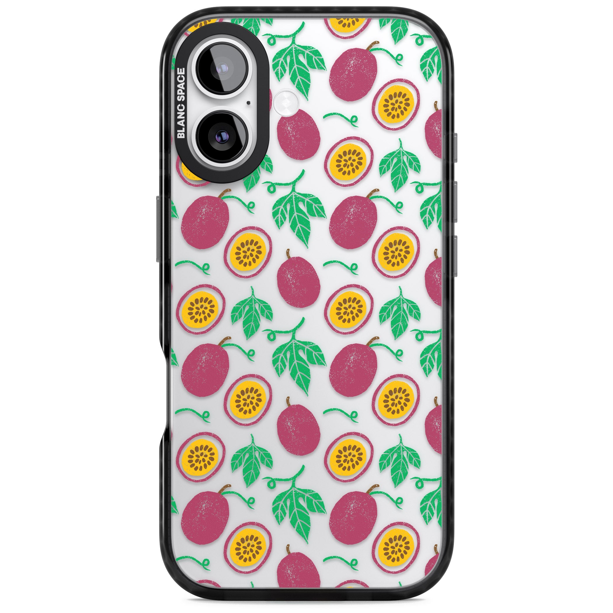 Passion Fruit Paradise iPhone 17 Impact Black Phone Case