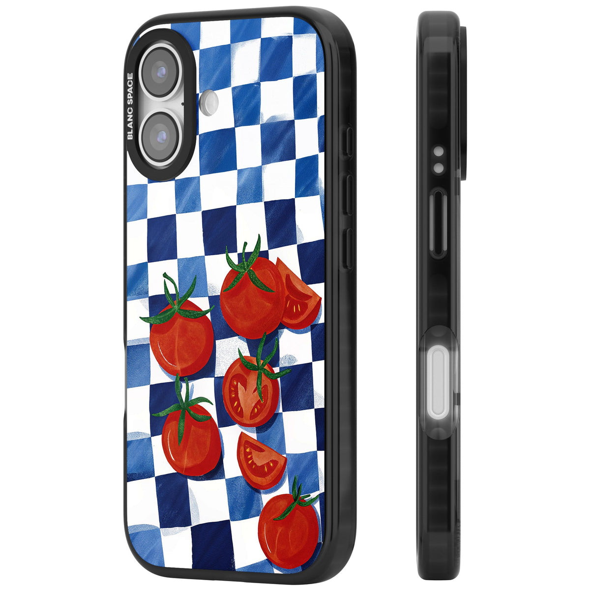 Riviera Picnic iPhone 16 / iPhone 16 Plus / iPhone 17 Impact Black Phone Case side