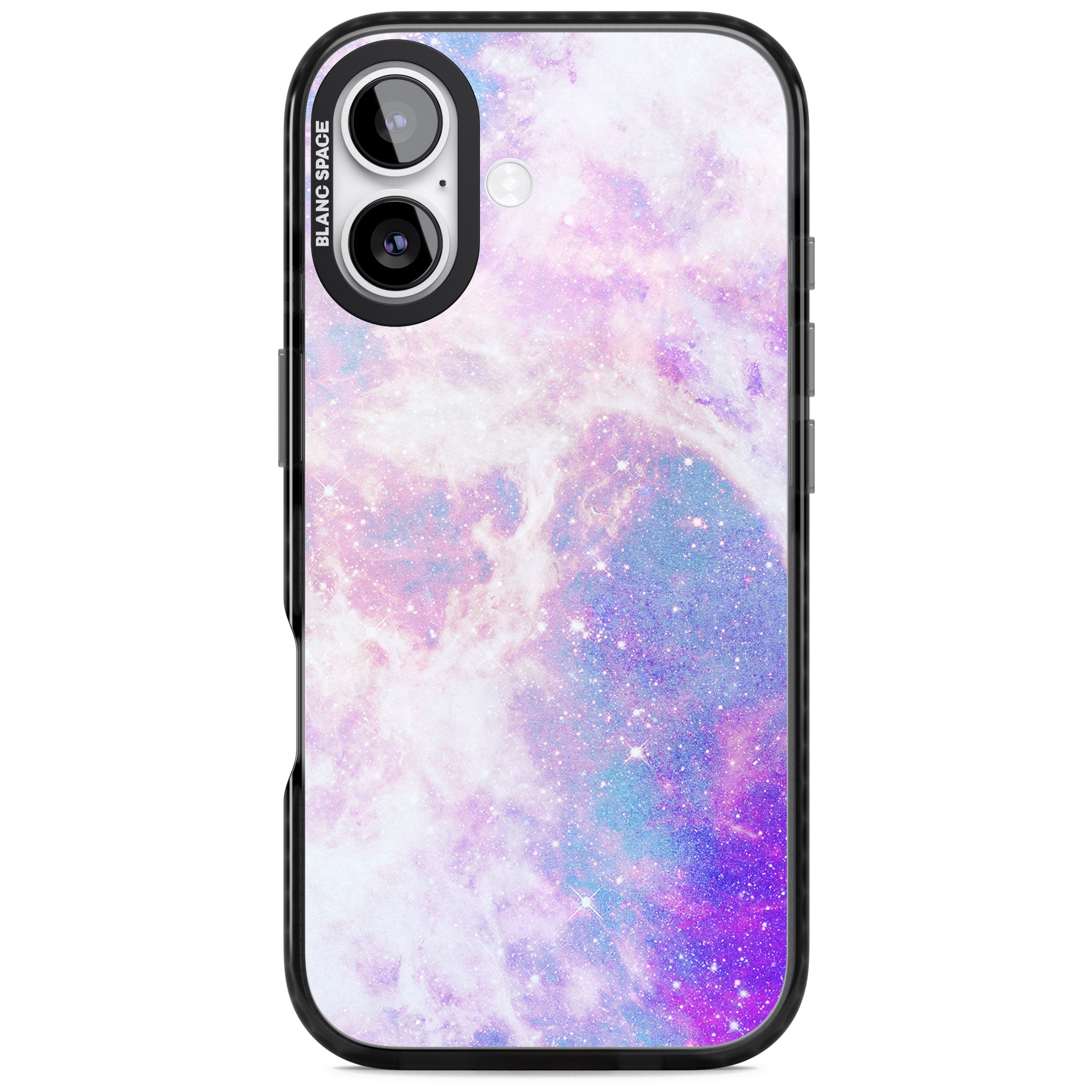 Pastel Galaxy iPhone 17 Impact Black Phone Case