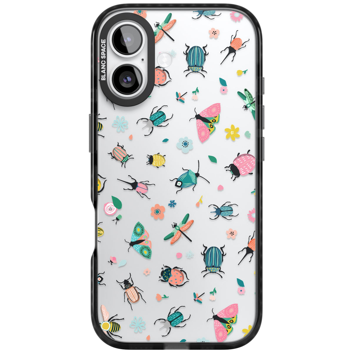 Bug Life iPhone 16 / iPhone 16 Plus / iPhone 17 Impact Black Phone Case front