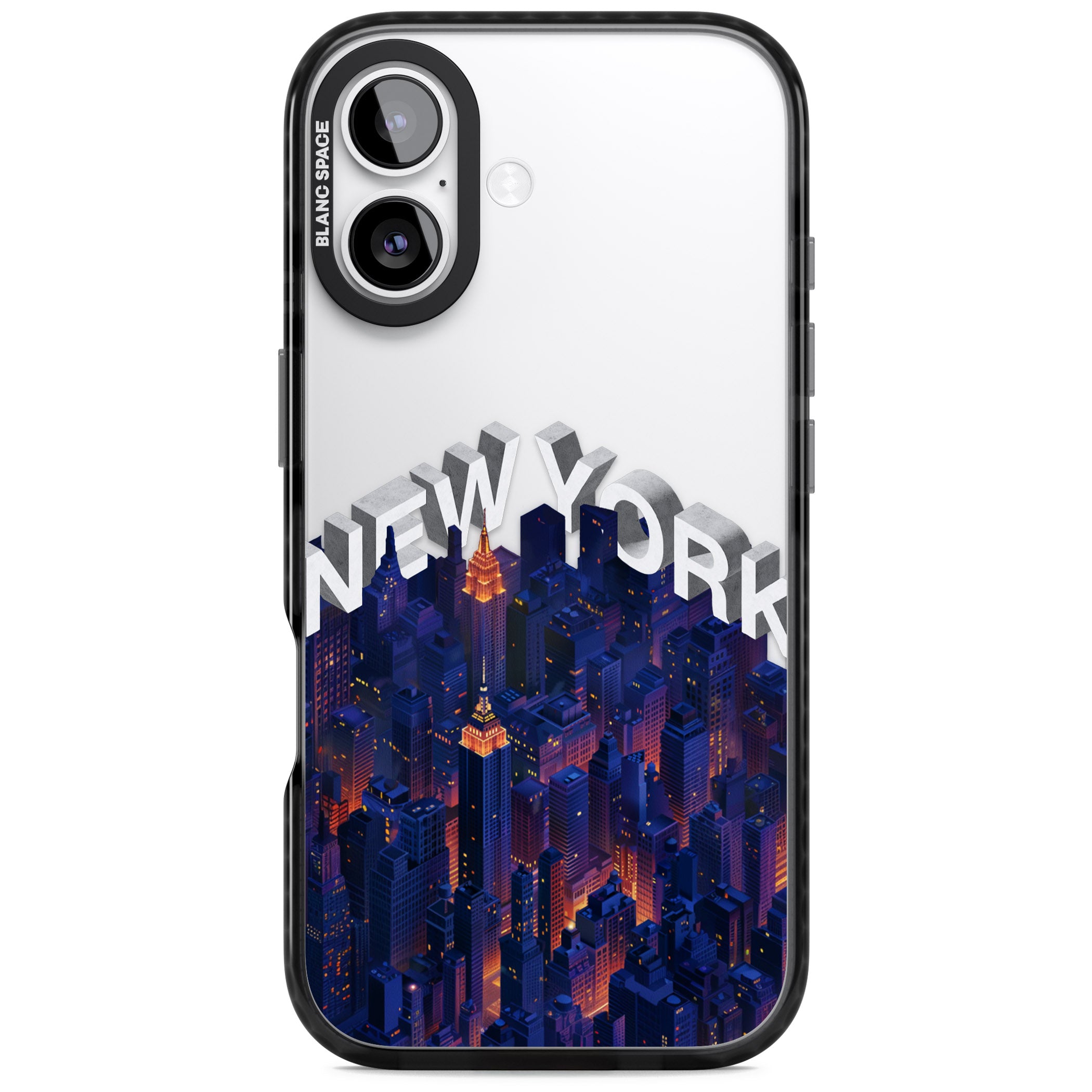 New York City iPhone 17 Impact Black Phone Case