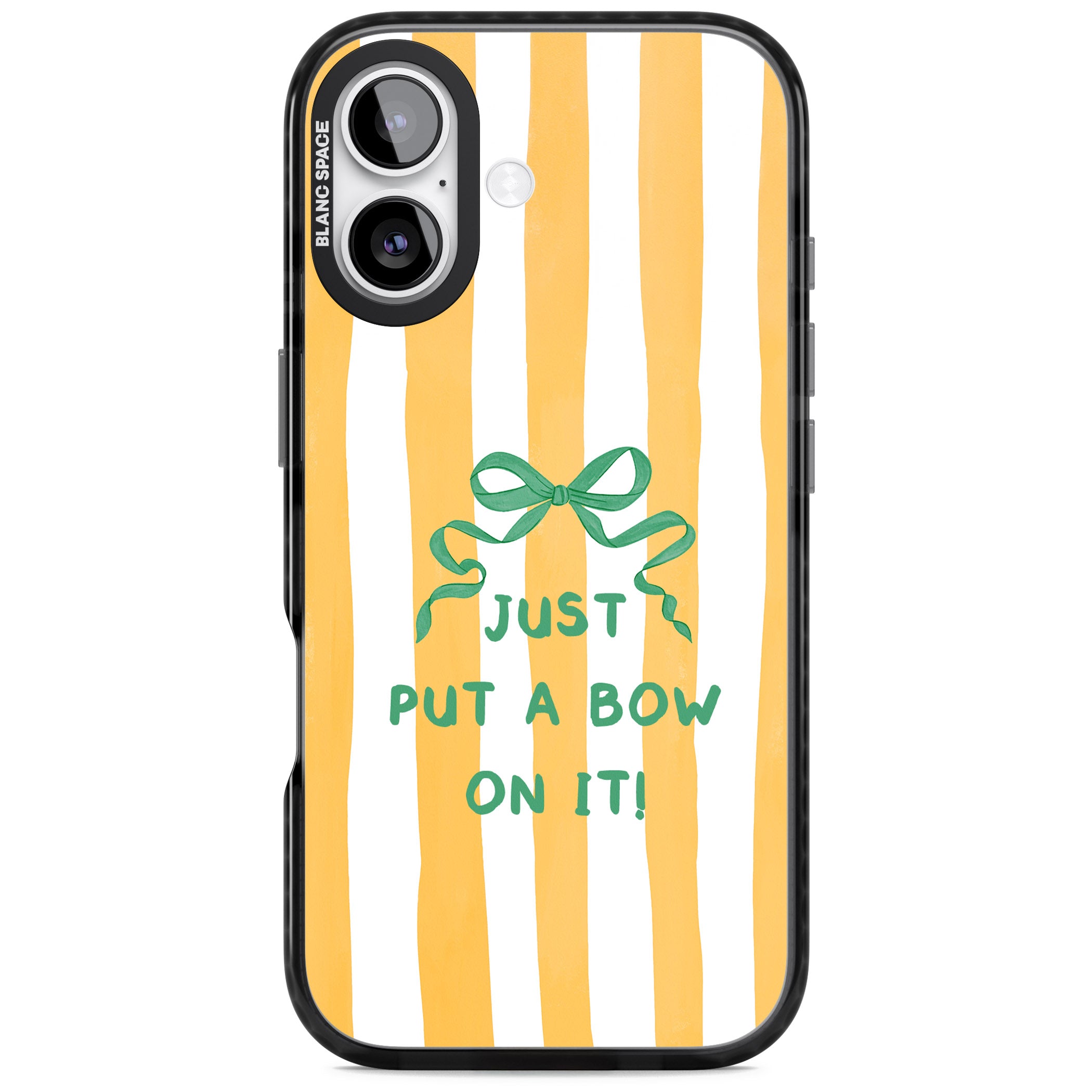 Just Put a Bow On It iPhone 17 Impact Black Phone Case