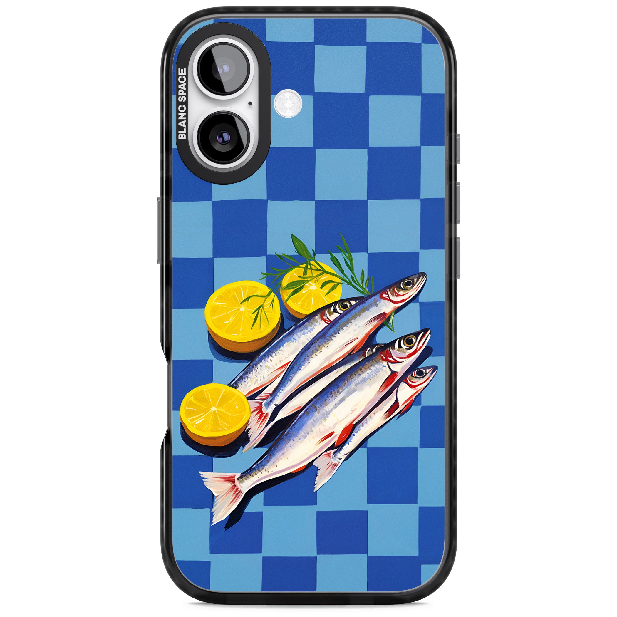 Fish & Lemons iPhone 17 Impact Black Phone Case