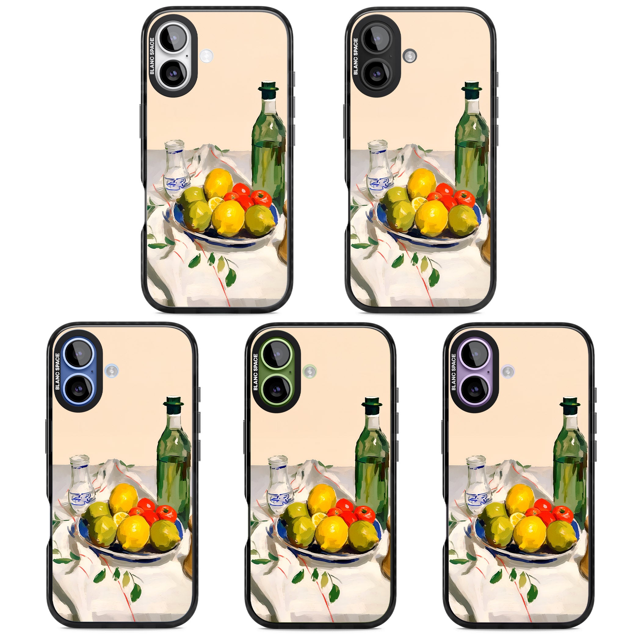 Mediterranean Fruit Salad iPhone 17 Impact Black Phone Case APT Impact Protection