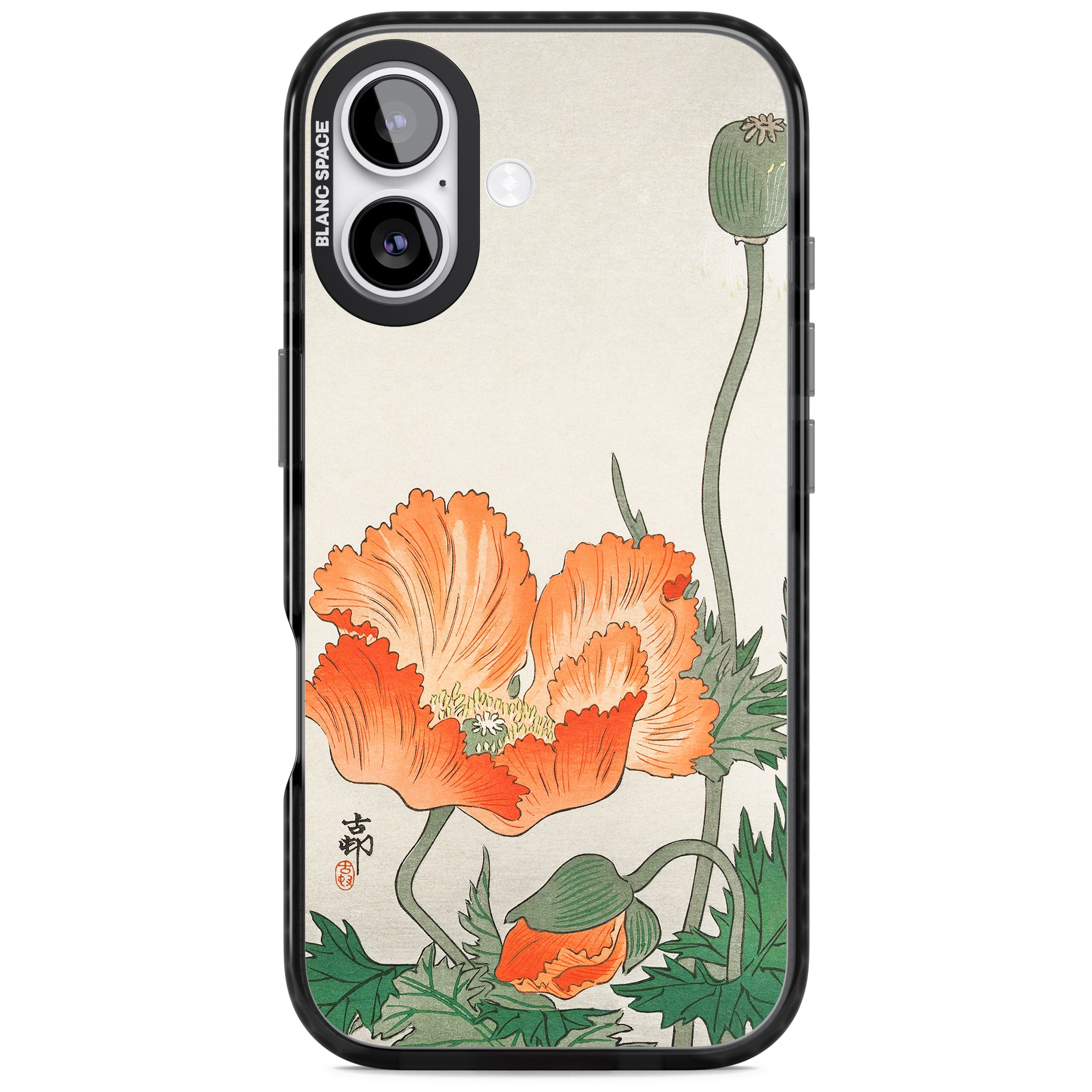 Birds And Plants By Ohara Koson iPhone 17 Impact Black Phone Case