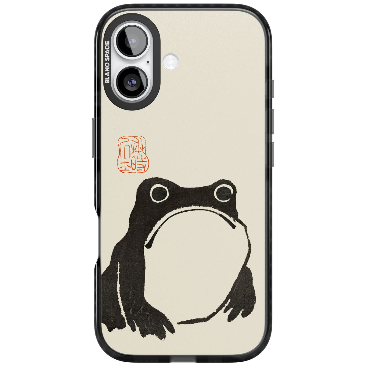 Matsumoto Hoji iPhone 16 / iPhone 16 Plus / iPhone 17 Impact Black Phone Case front