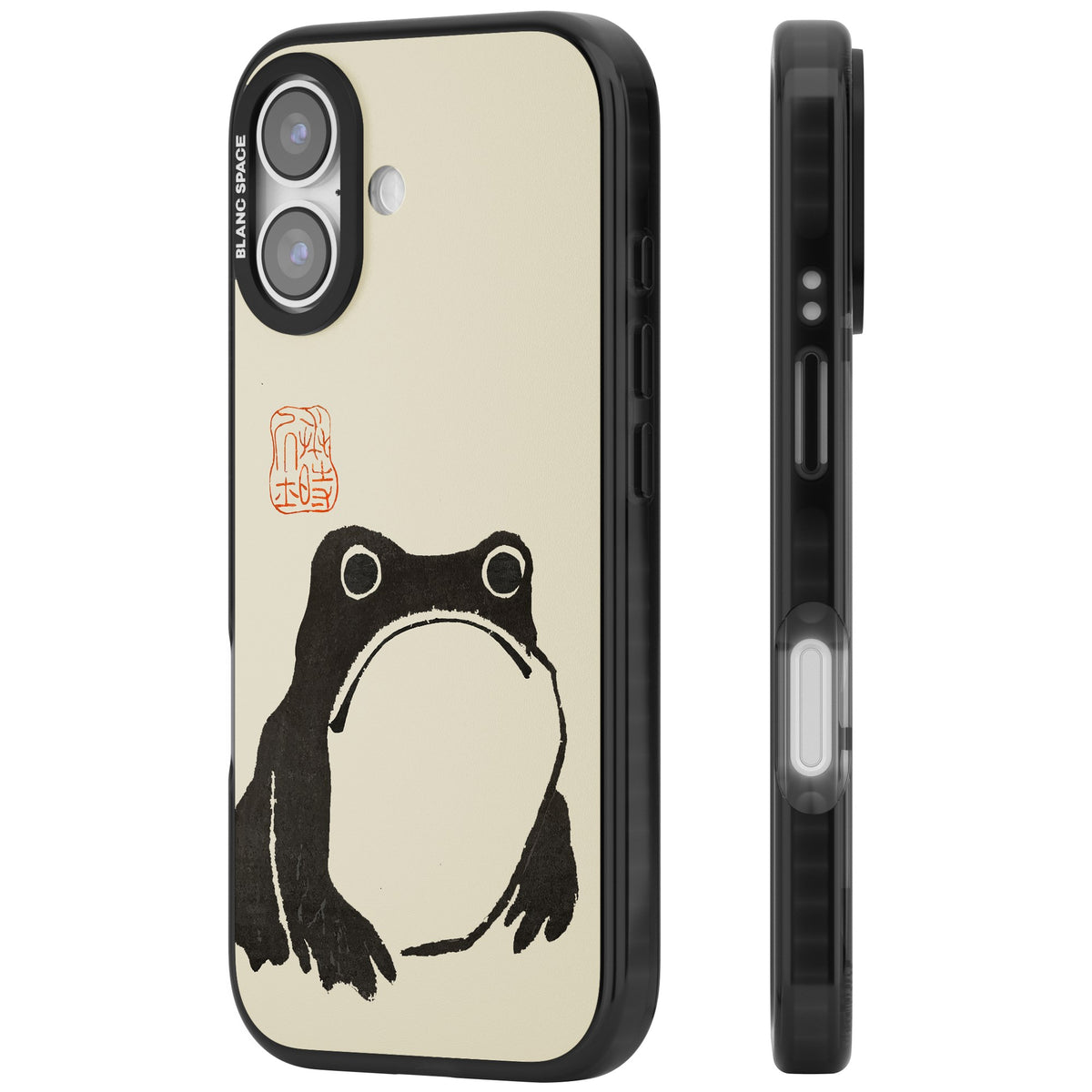 Matsumoto Hoji iPhone 16 / iPhone 16 Plus / iPhone 17 Impact Black Phone Case side