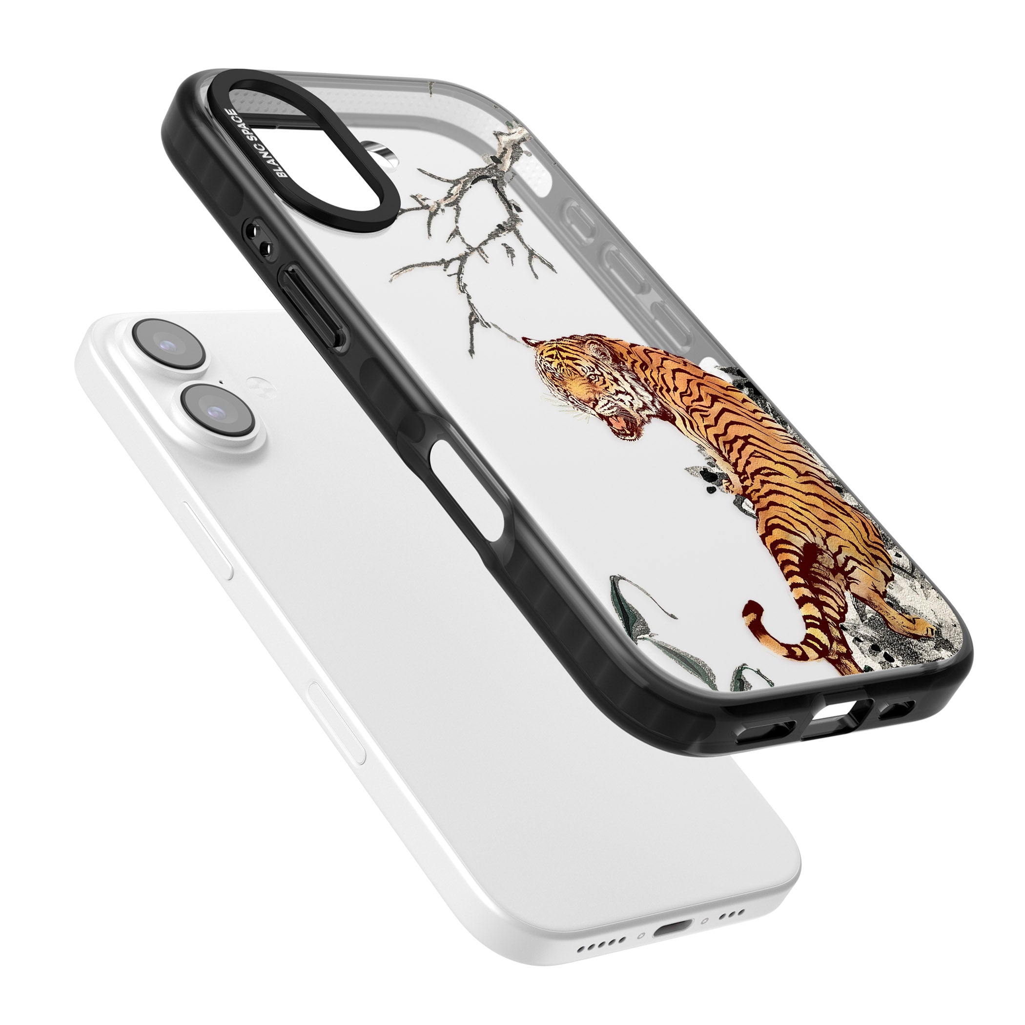 Roaring Tiger iPhone 17 Impact Black Phone Case Colours