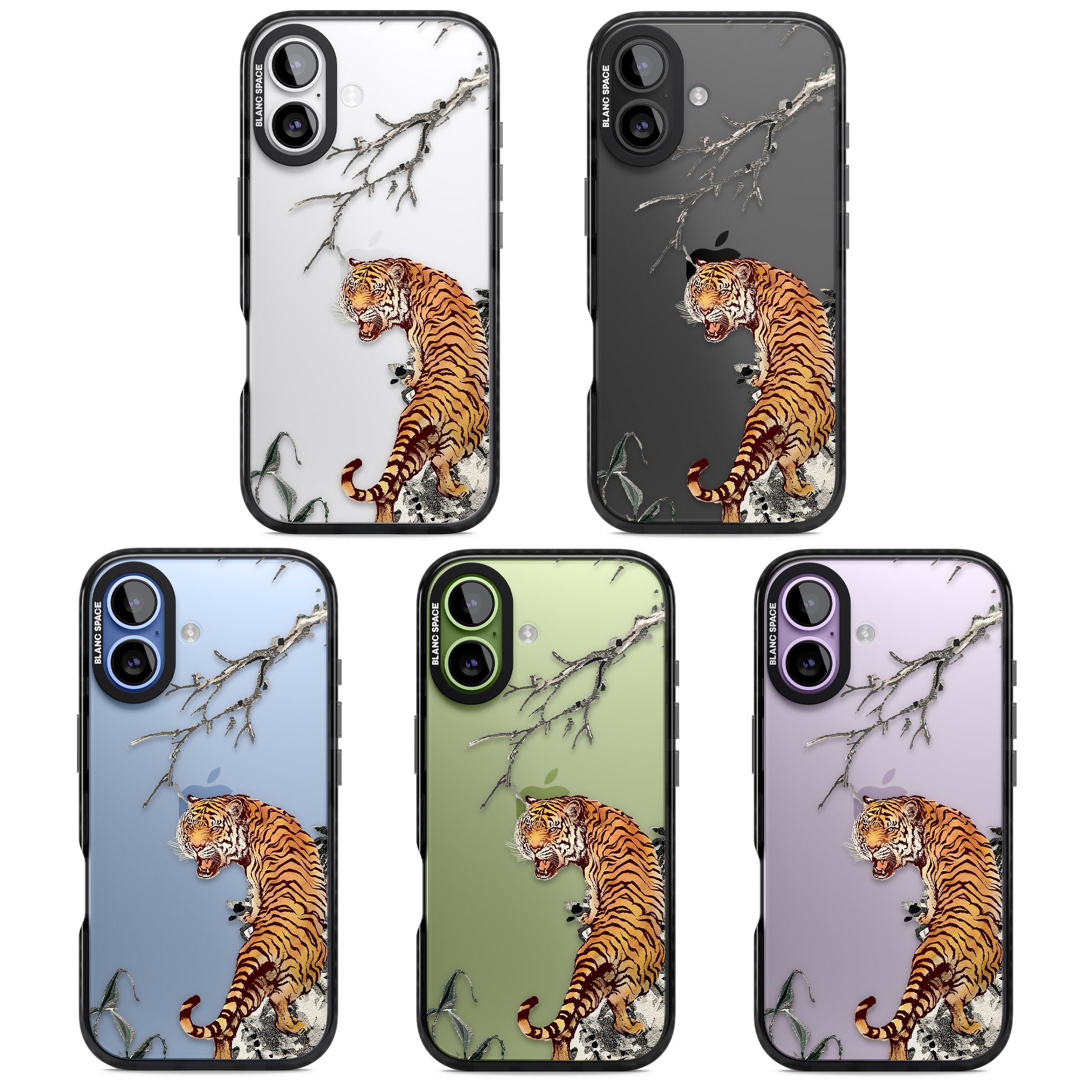 Roaring Tiger iPhone 17 Impact Black Phone Case APT Impact Protection