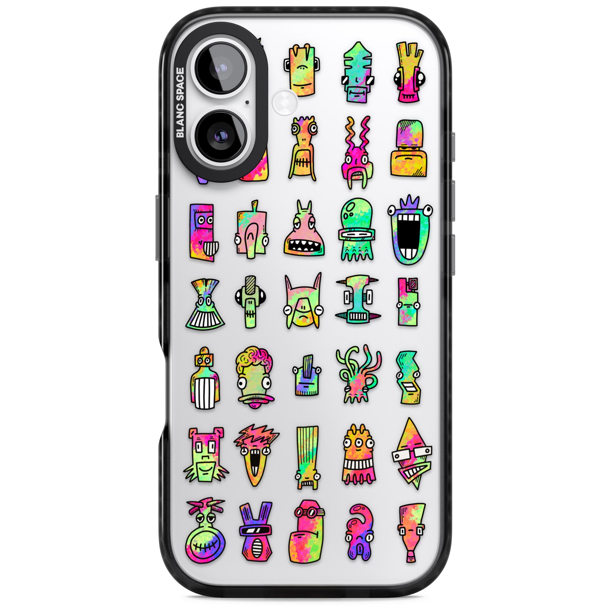 Splashy Friends iPhone 17 Impact Black Phone Case