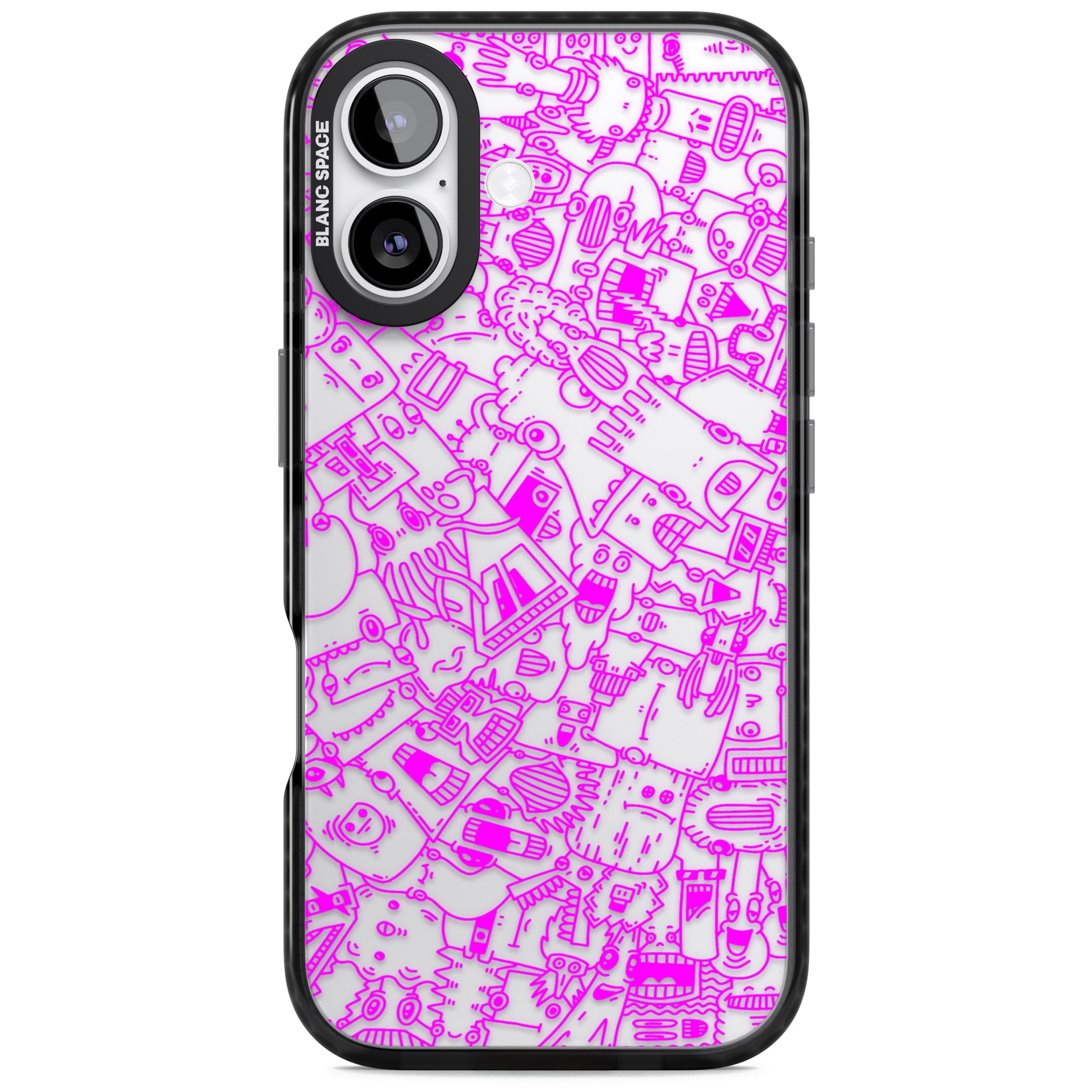 Pink Pals iPhone 17 Impact Black Phone Case