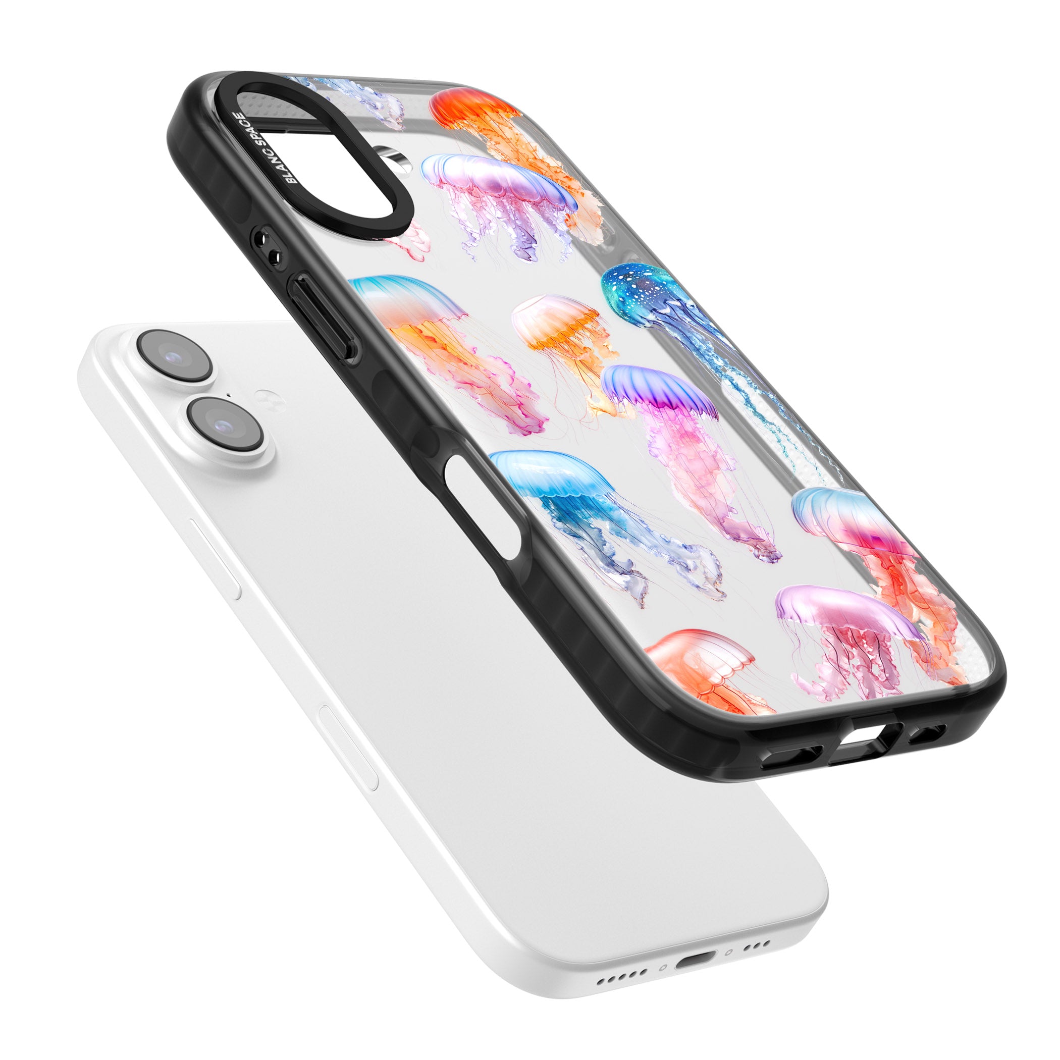 Vibrant Jellyfish iPhone 17 Impact Black Phone Case Colours