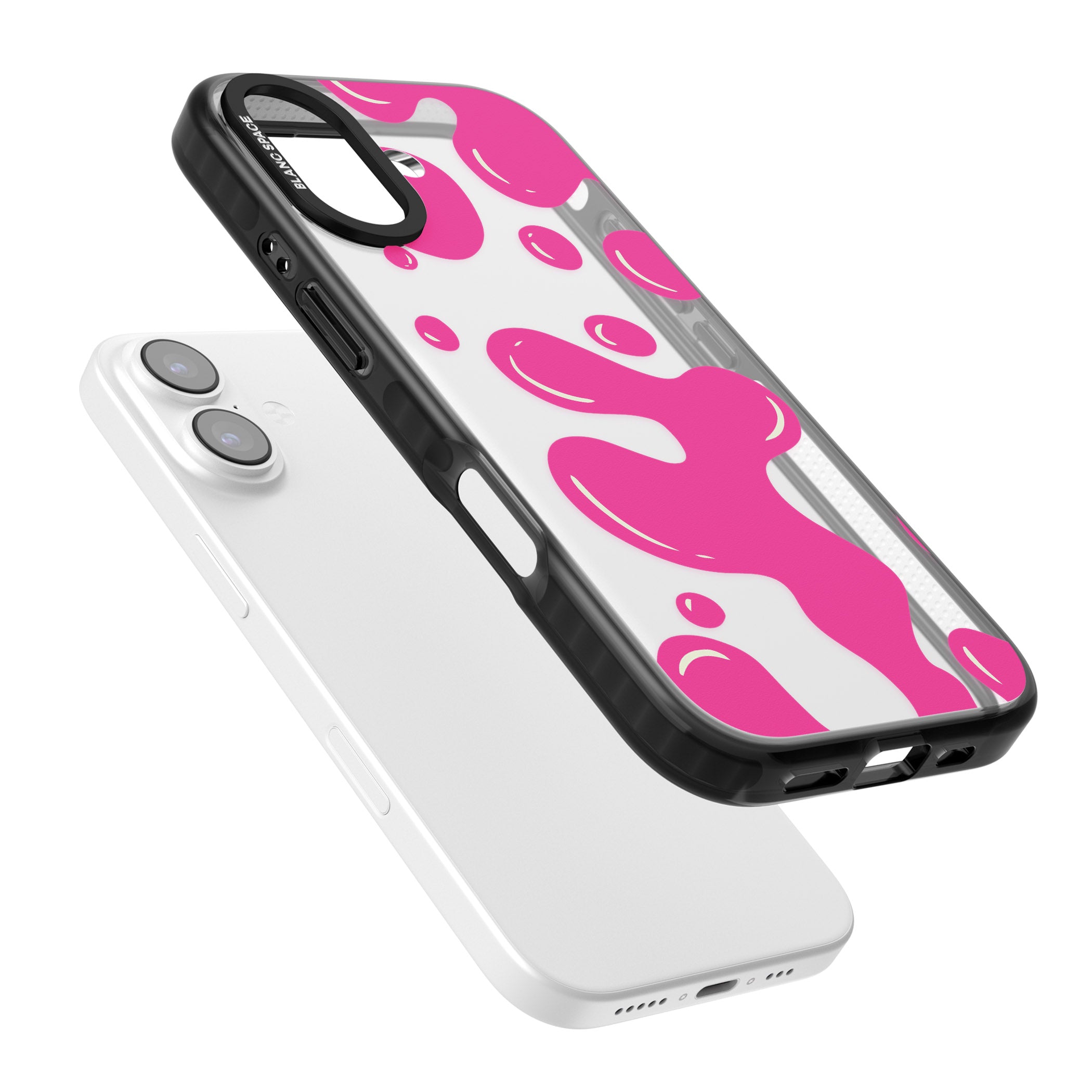 Pink Lava Lamp iPhone 17 Impact Black Phone Case Colours
