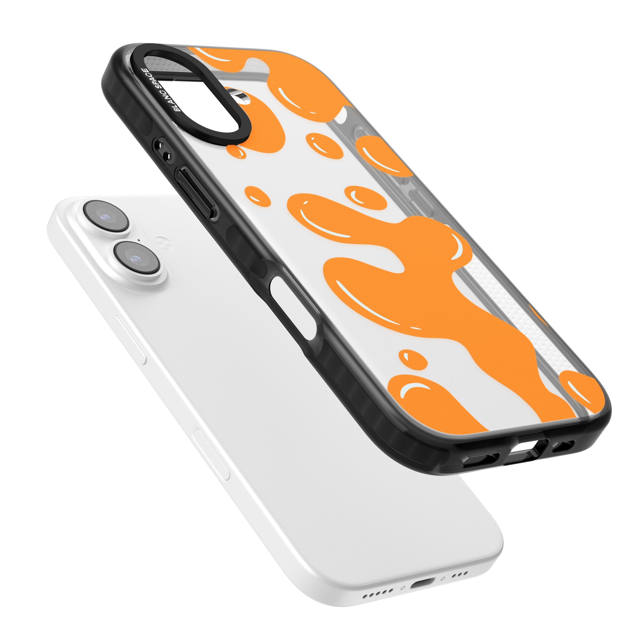 Orange Lava Lamp iPhone 17 Impact Black Phone Case Colours