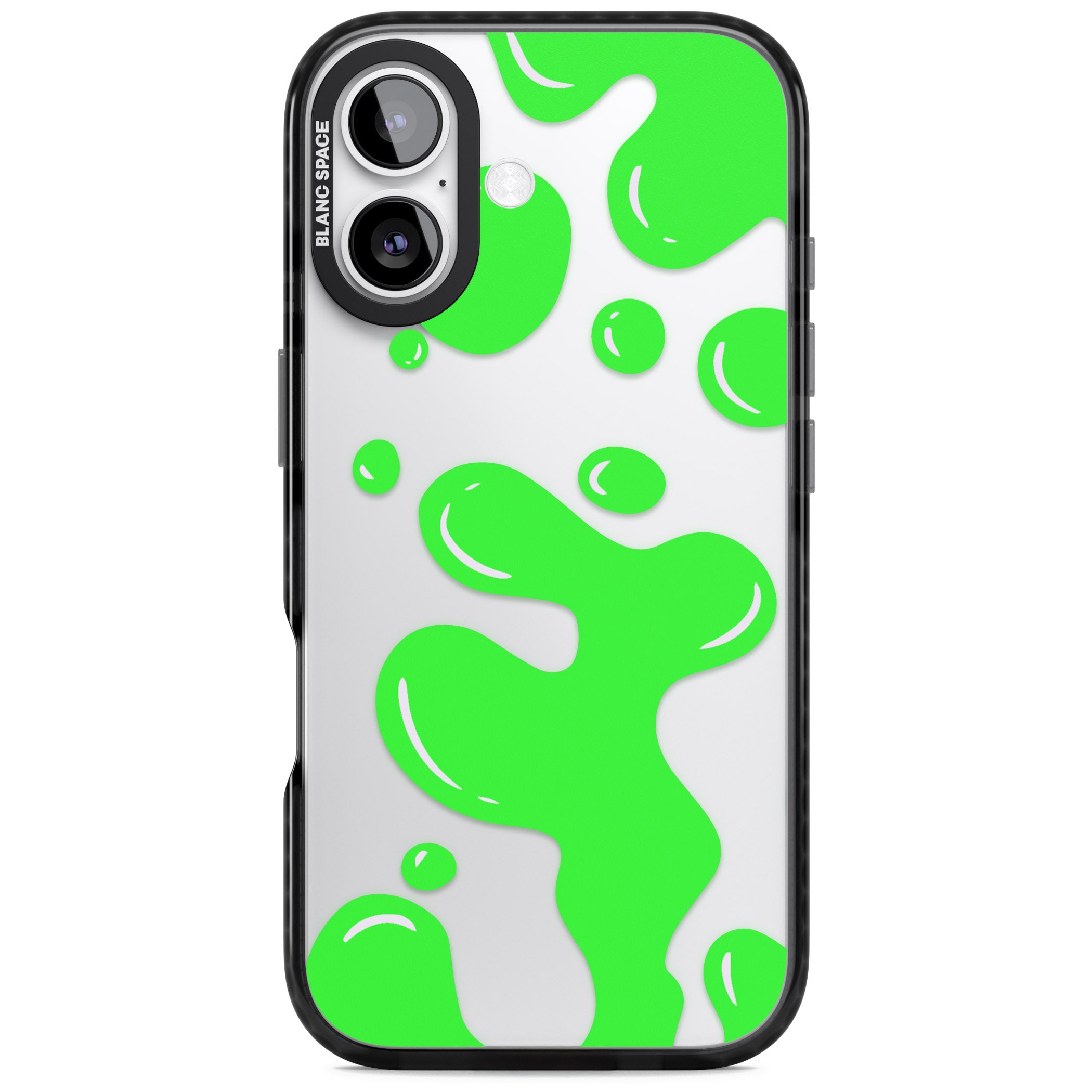 Green Lava Lamp iPhone 17 Impact Black Phone Case