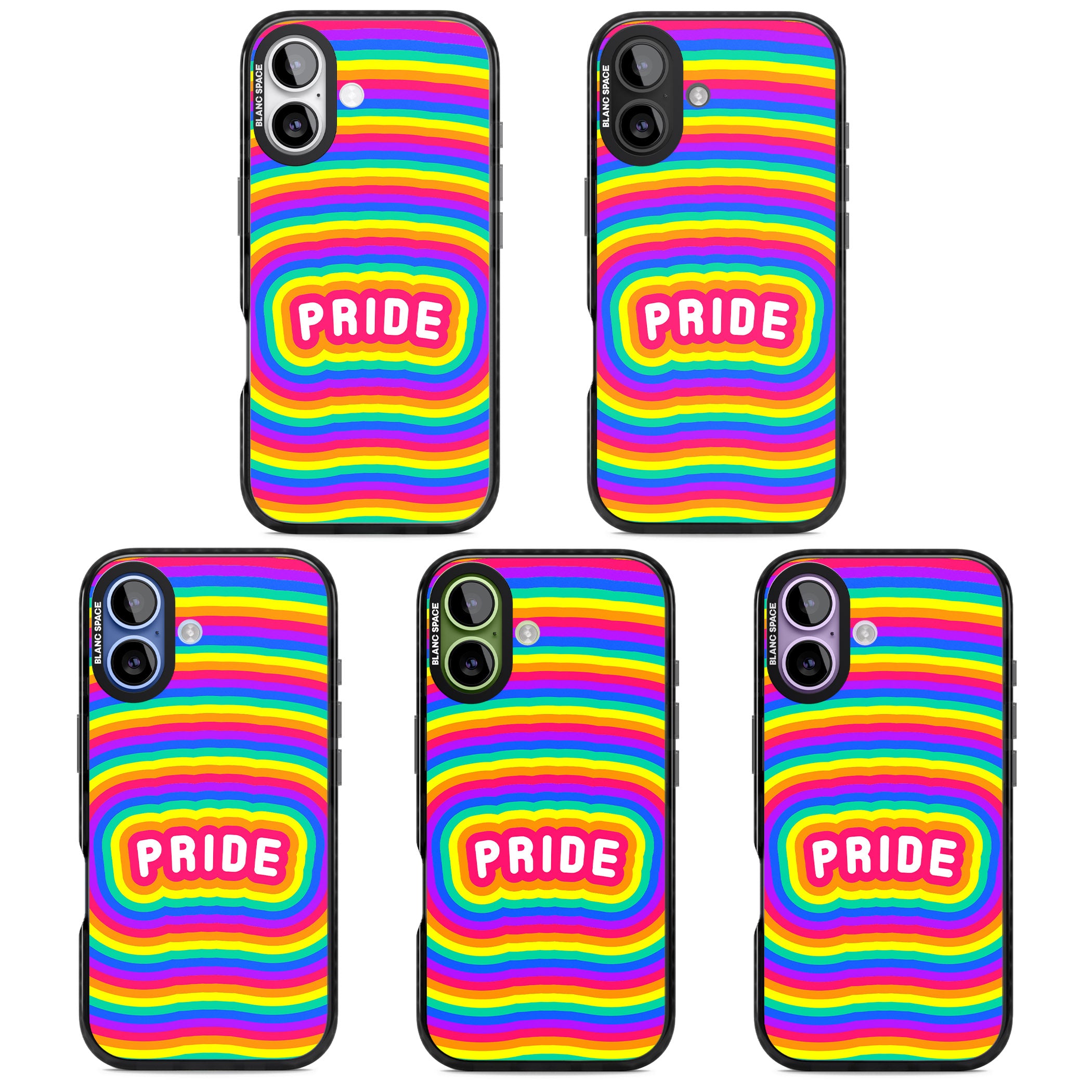 Pride iPhone 17 Impact Black Phone Case APT Impact Protection