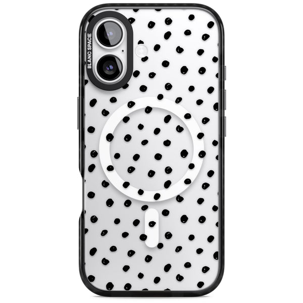 Messy Black Dot Pattern
