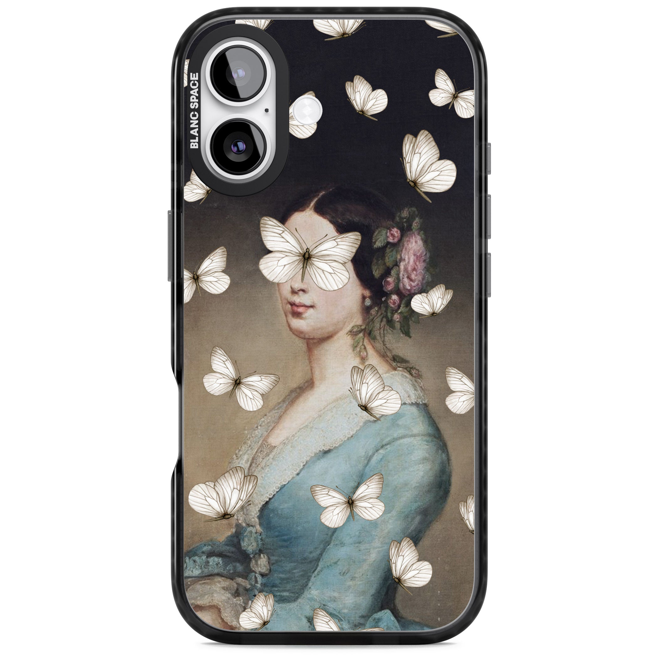 Butterfly Beauty iPhone 17 Impact Pro Black Phone Case