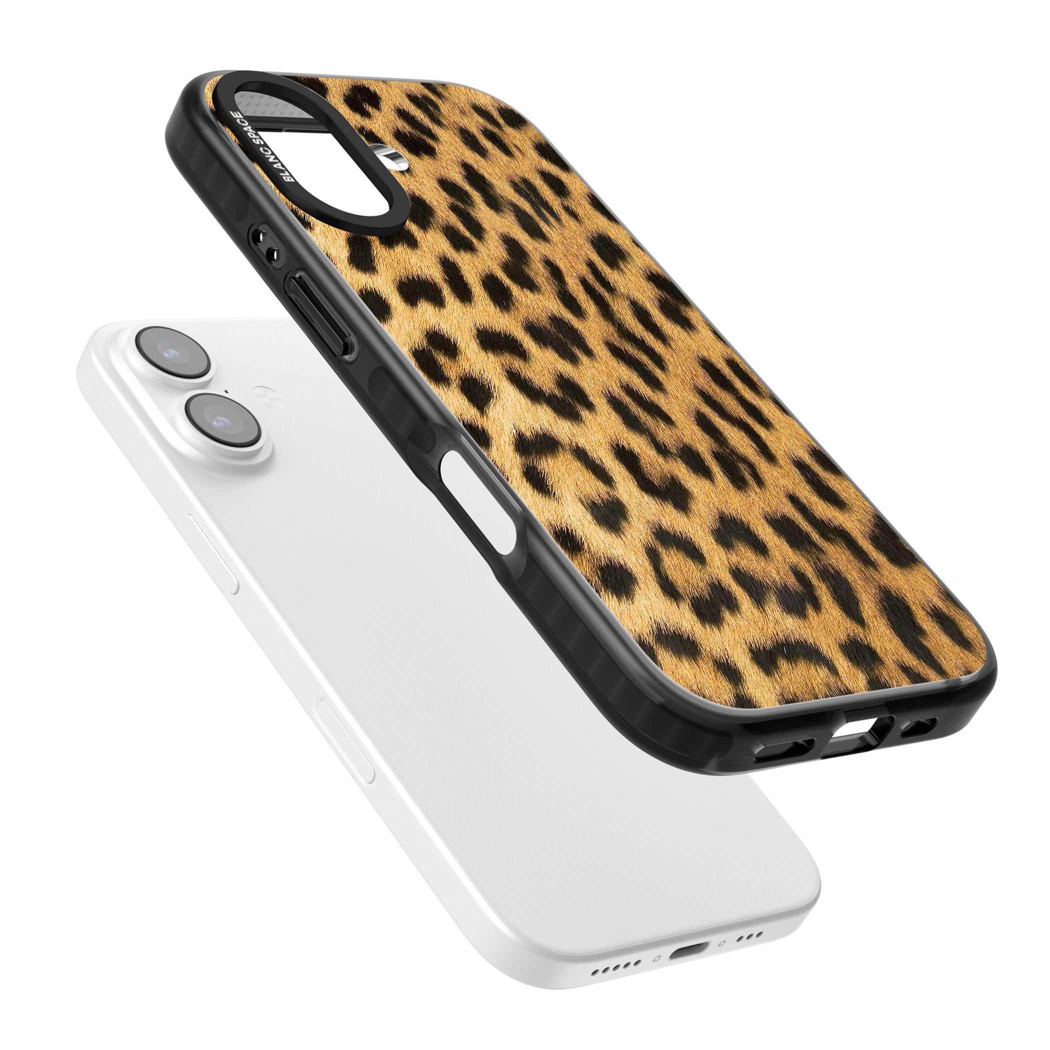 Designer Fashion Gold Leopard Print iPhone 17 Impact Pro Black Phone Case Colours
