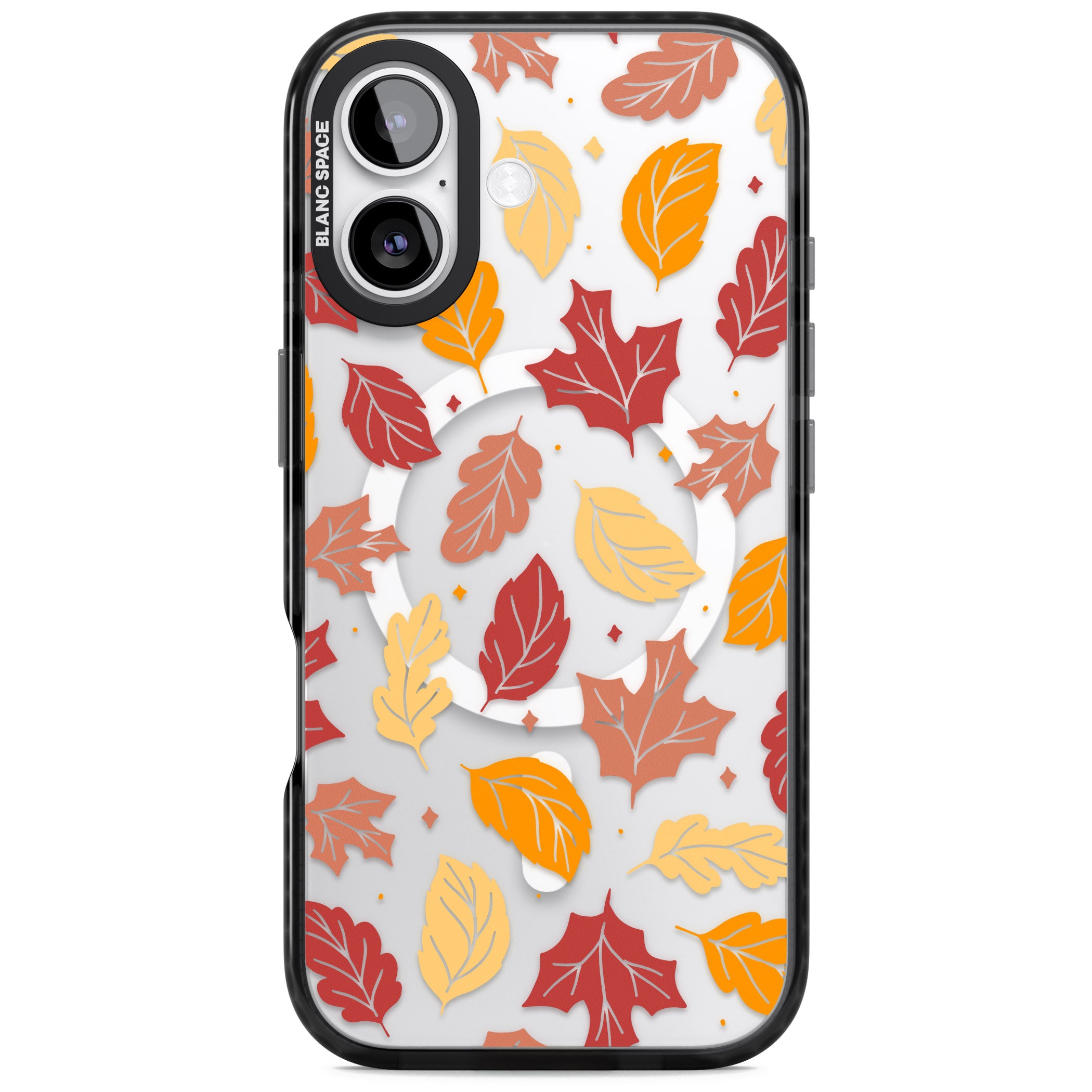 Autumn Leaves iPhone 17 Impact Pro Black Phone Case