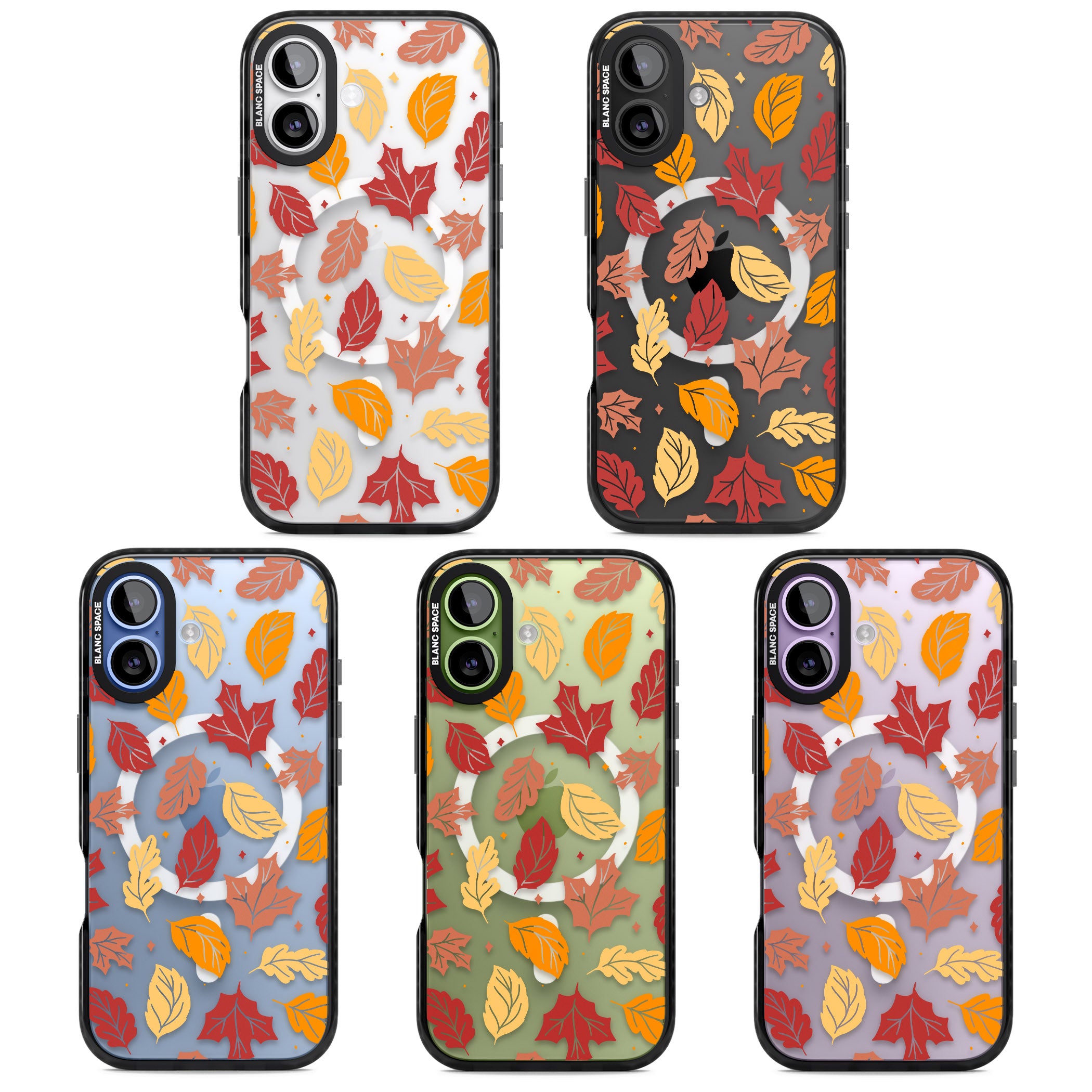 Autumn Leaves iPhone 17 Impact Pro Black Phone Case APT Impact Protection