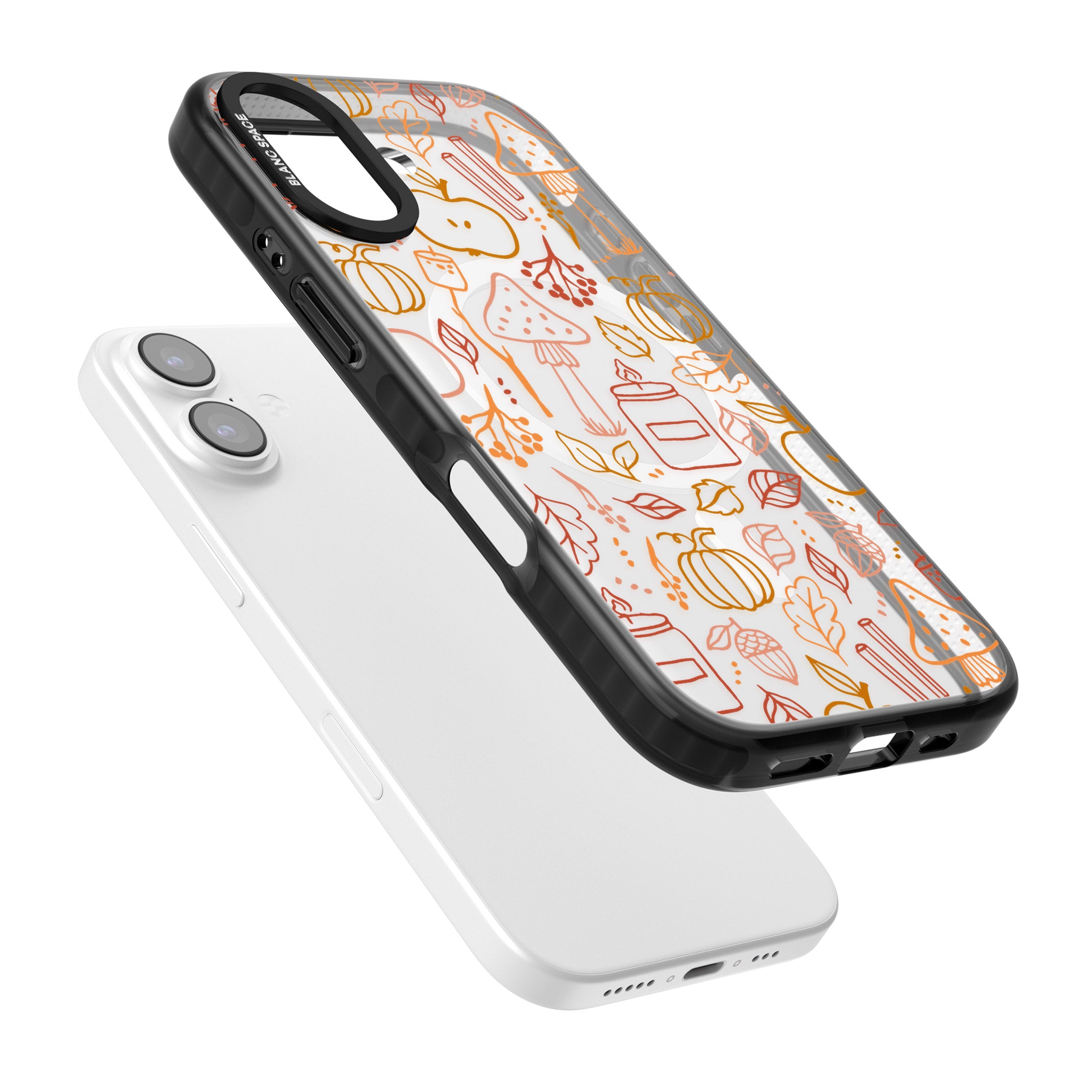 Autumn Line Pattern iPhone 17 Impact Pro Black Phone Case Colours