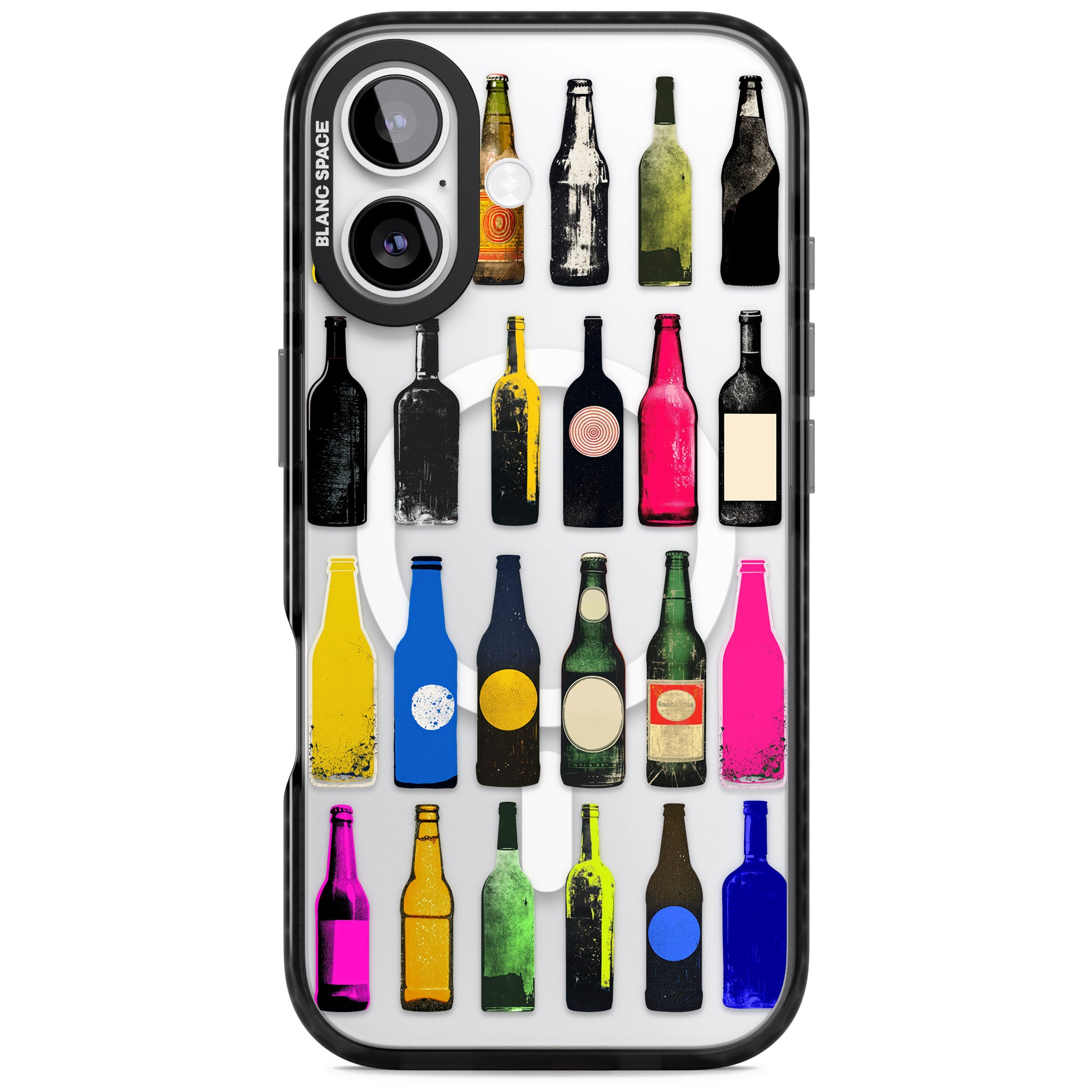 Glass Bottles iPhone 17 Impact Pro Black Phone Case