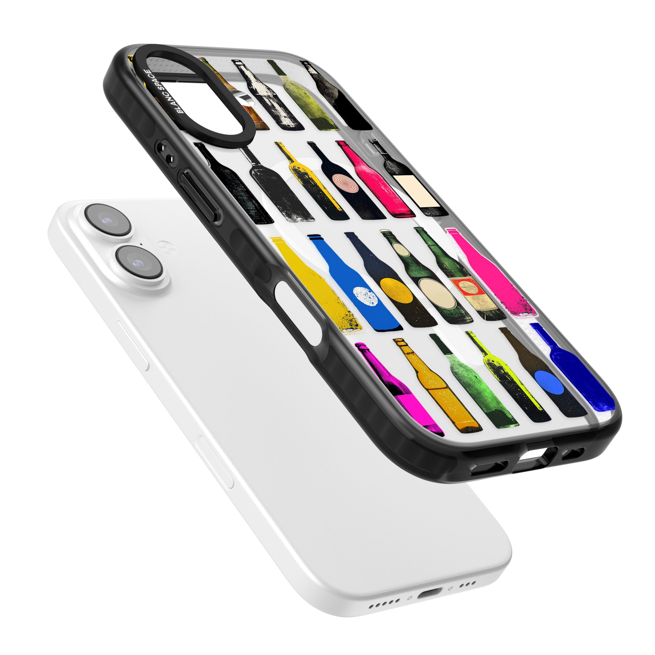 Glass Bottles iPhone 17 Impact Pro Black Phone Case Colours