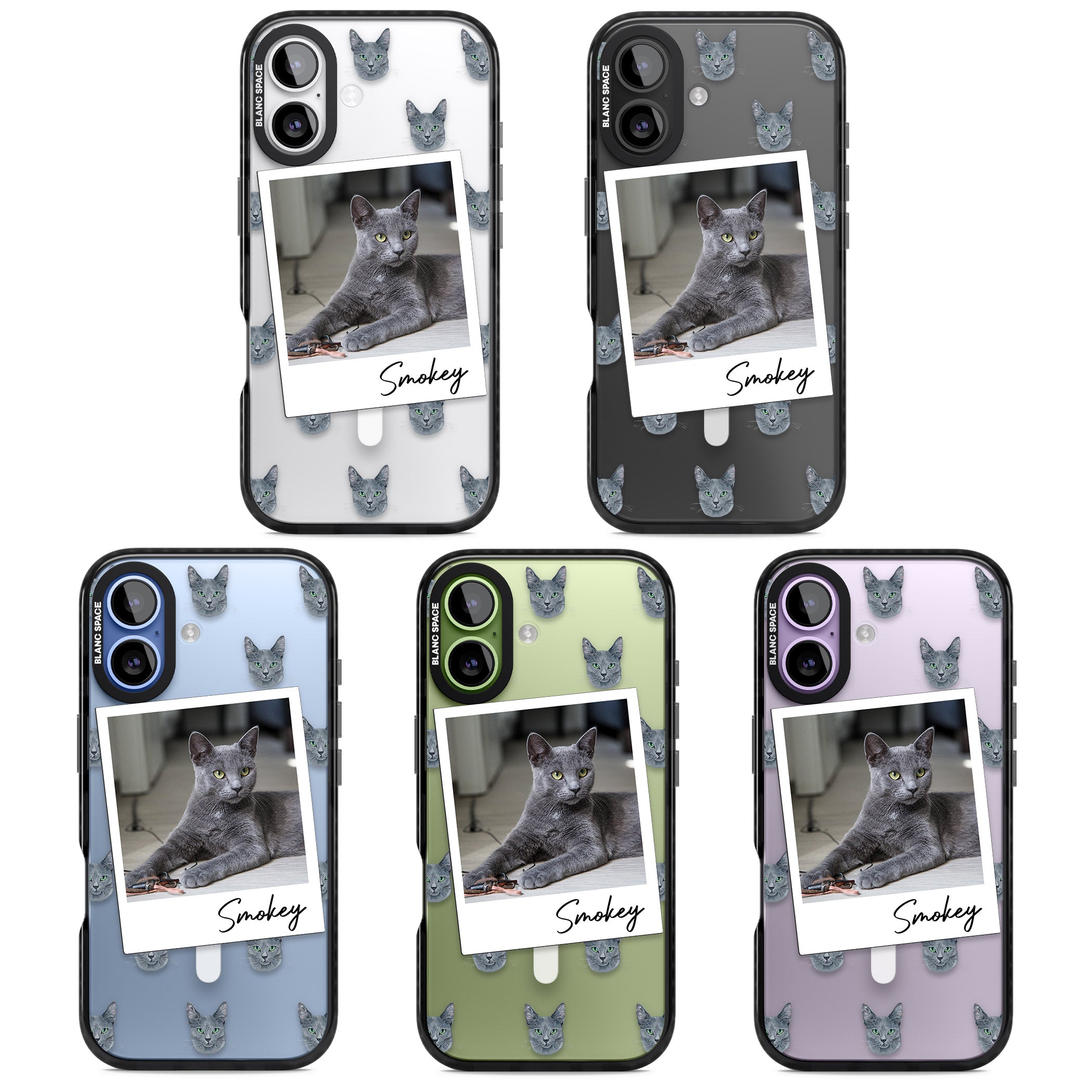 Personalised Korat Cat Photo iPhone 17 Impact Pro Black Phone Case APT Impact Protection