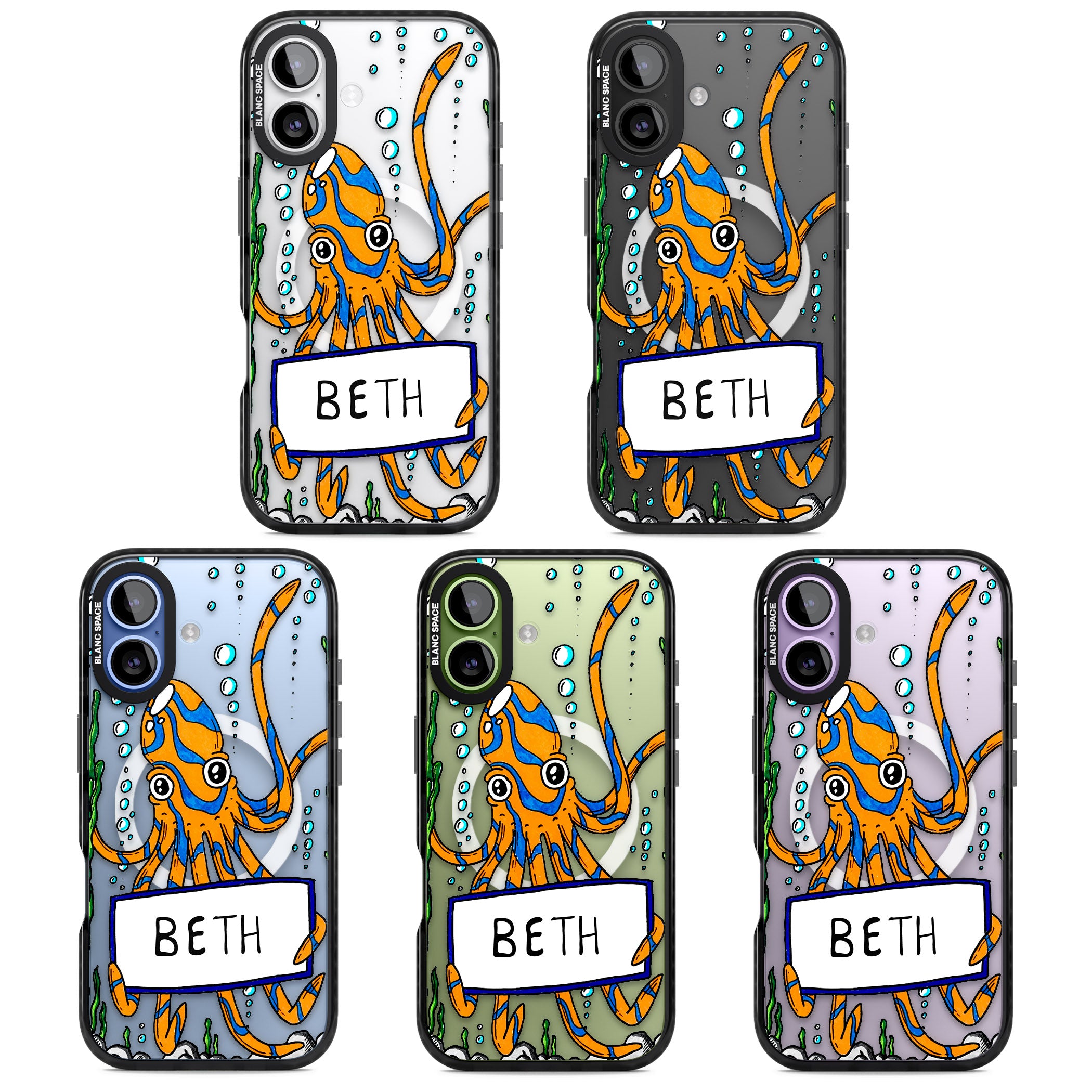 Personalised Octo iPhone 17 Impact Pro Black Phone Case APT Impact Protection