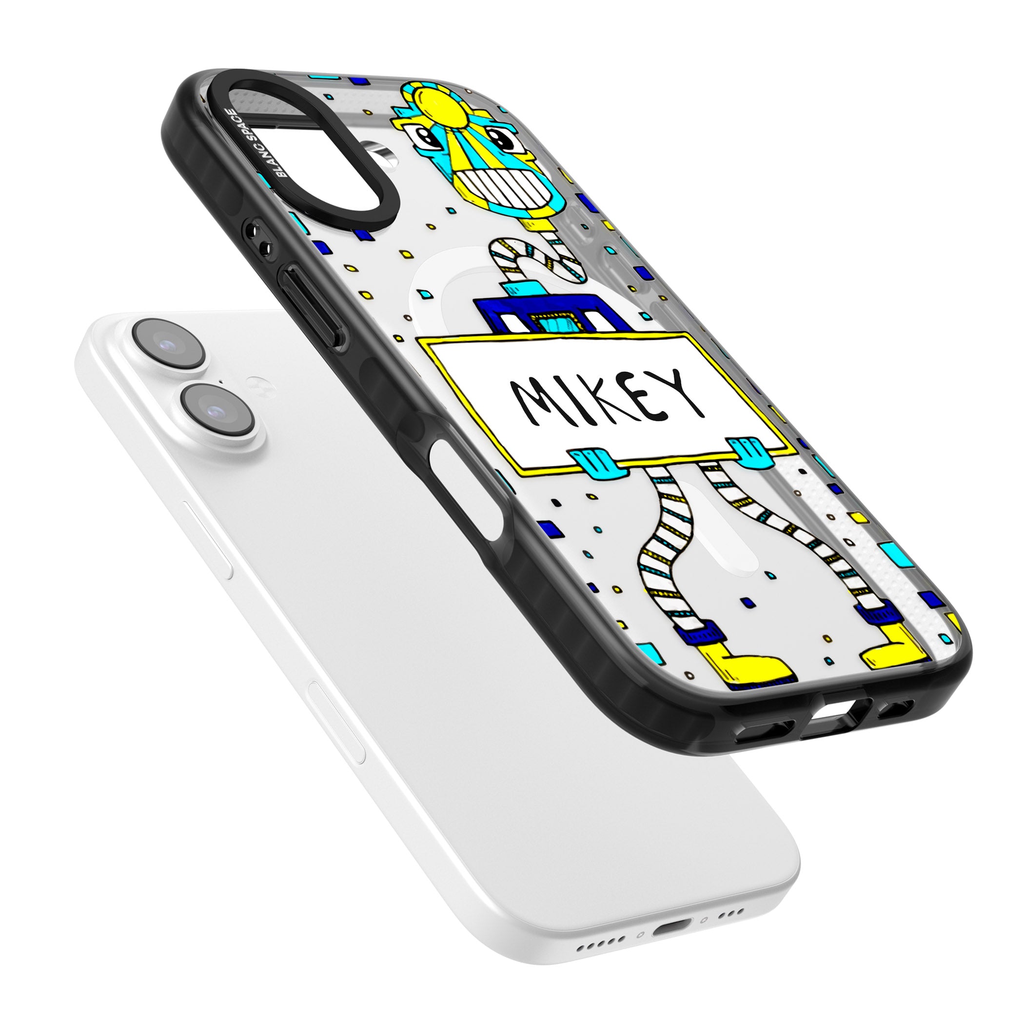 Personalised Tubes Guy iPhone 17 Impact Pro Black Phone Case Colours