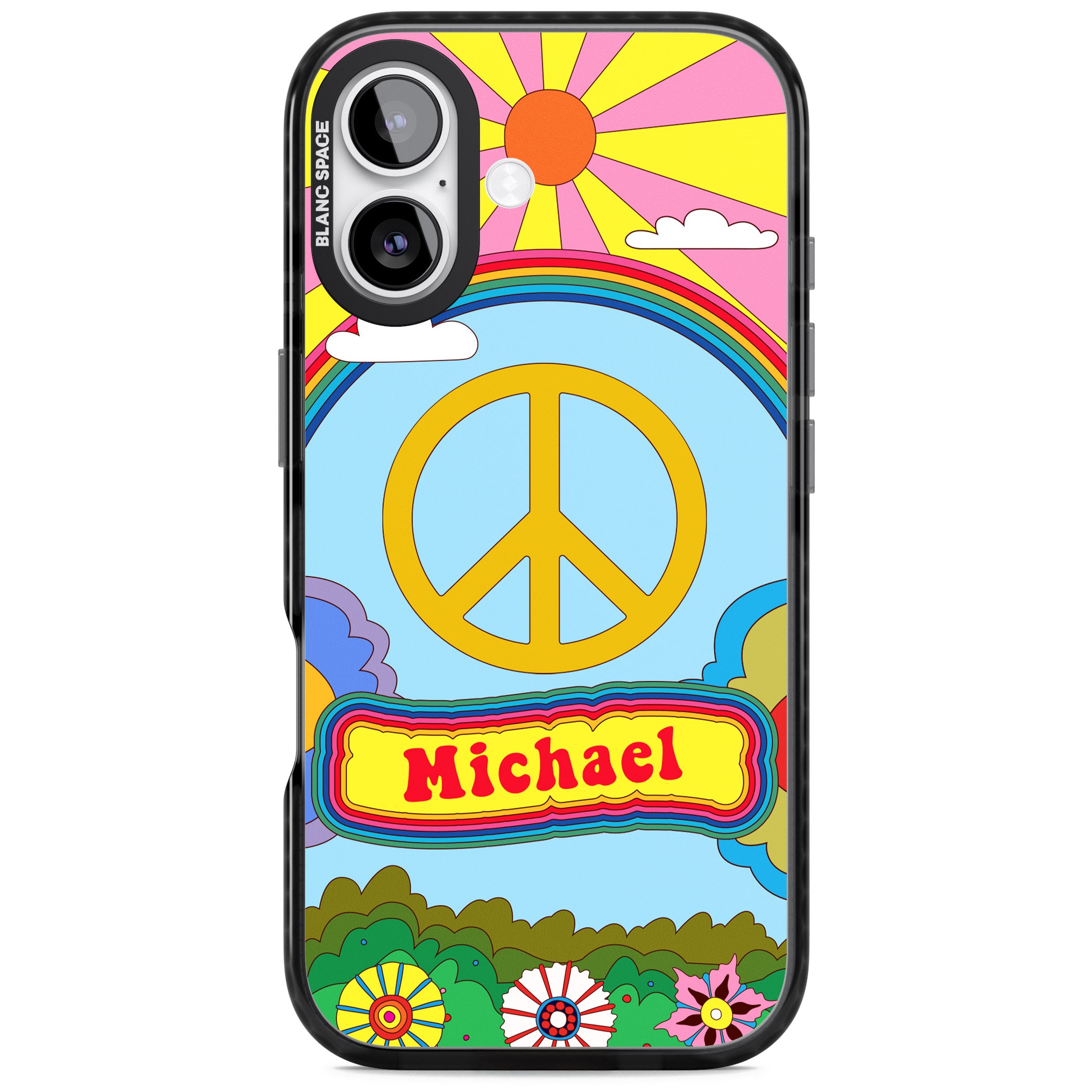 Personalised Happy Days iPhone 17 Impact Pro Black Phone Case