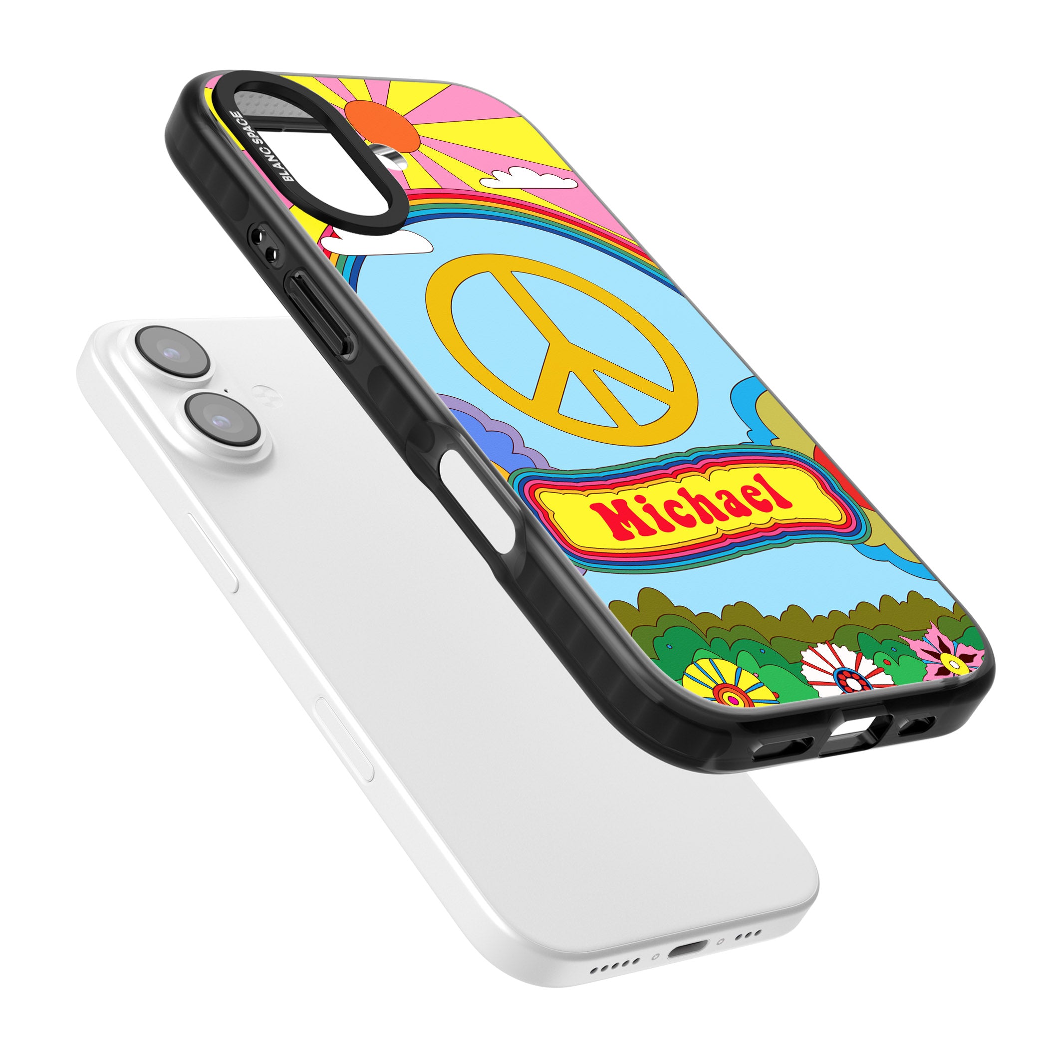 Personalised Happy Days iPhone 17 Impact Pro Black Phone Case Colours