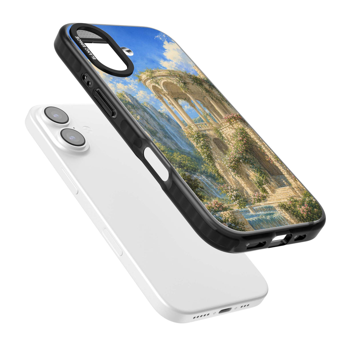 Palace Pavilion fairycore iPhone case | Black Impact Magsafe case for iPhone 17