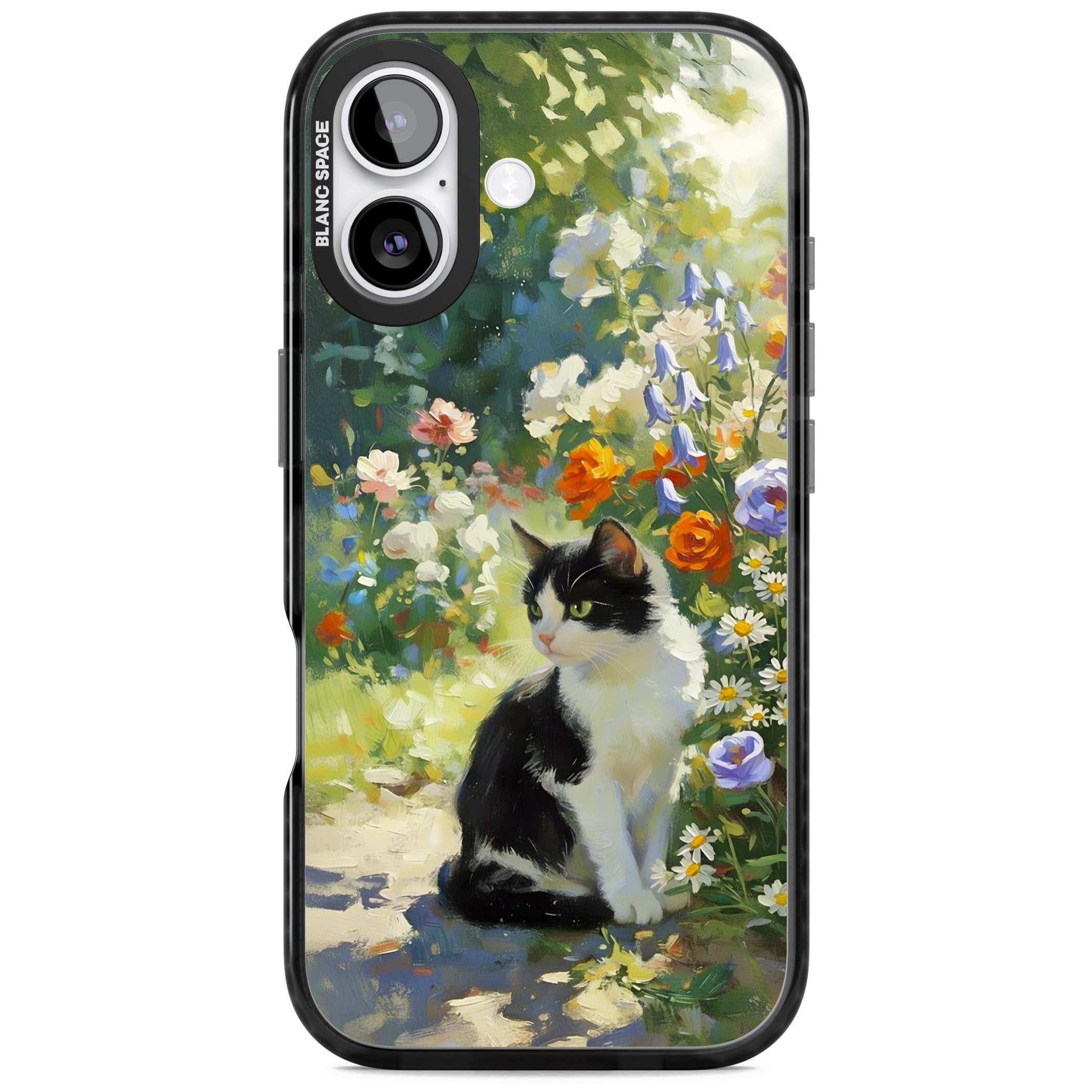 Cat In The Meadow for her iPhone case | Black Impact Magsafe case for iPhone 17