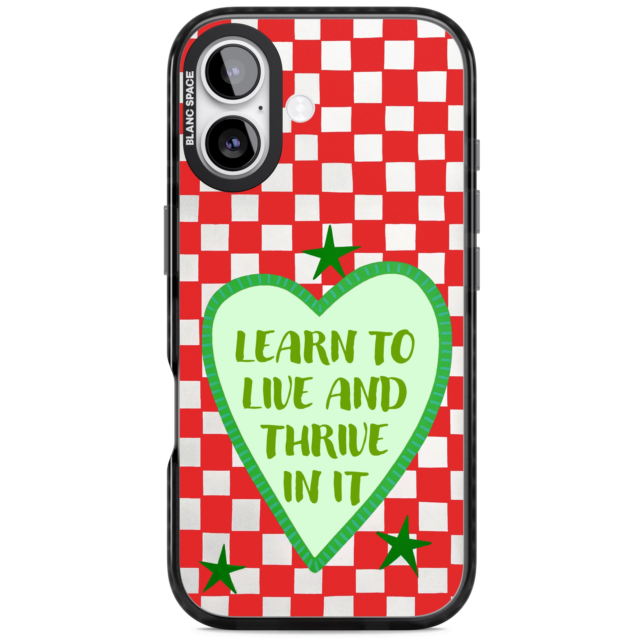 Learn To Live iPhone 17 Impact Pro Black Phone Case