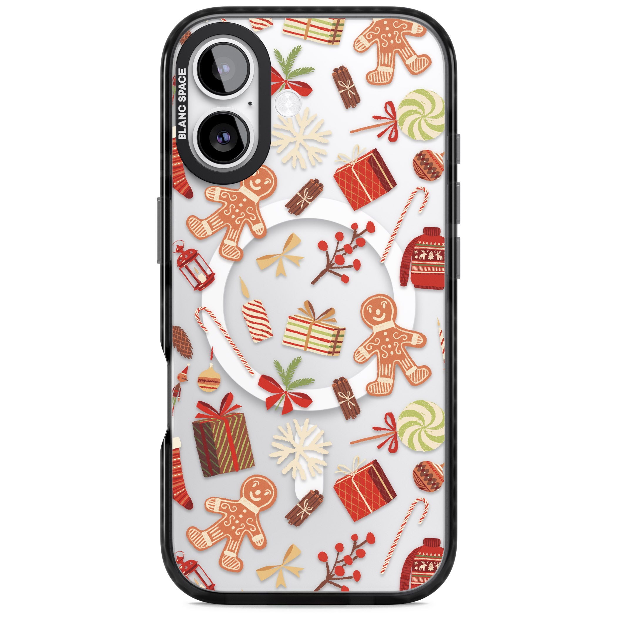 Christmas Assortments iPhone 17 Impact Pro Black Phone Case