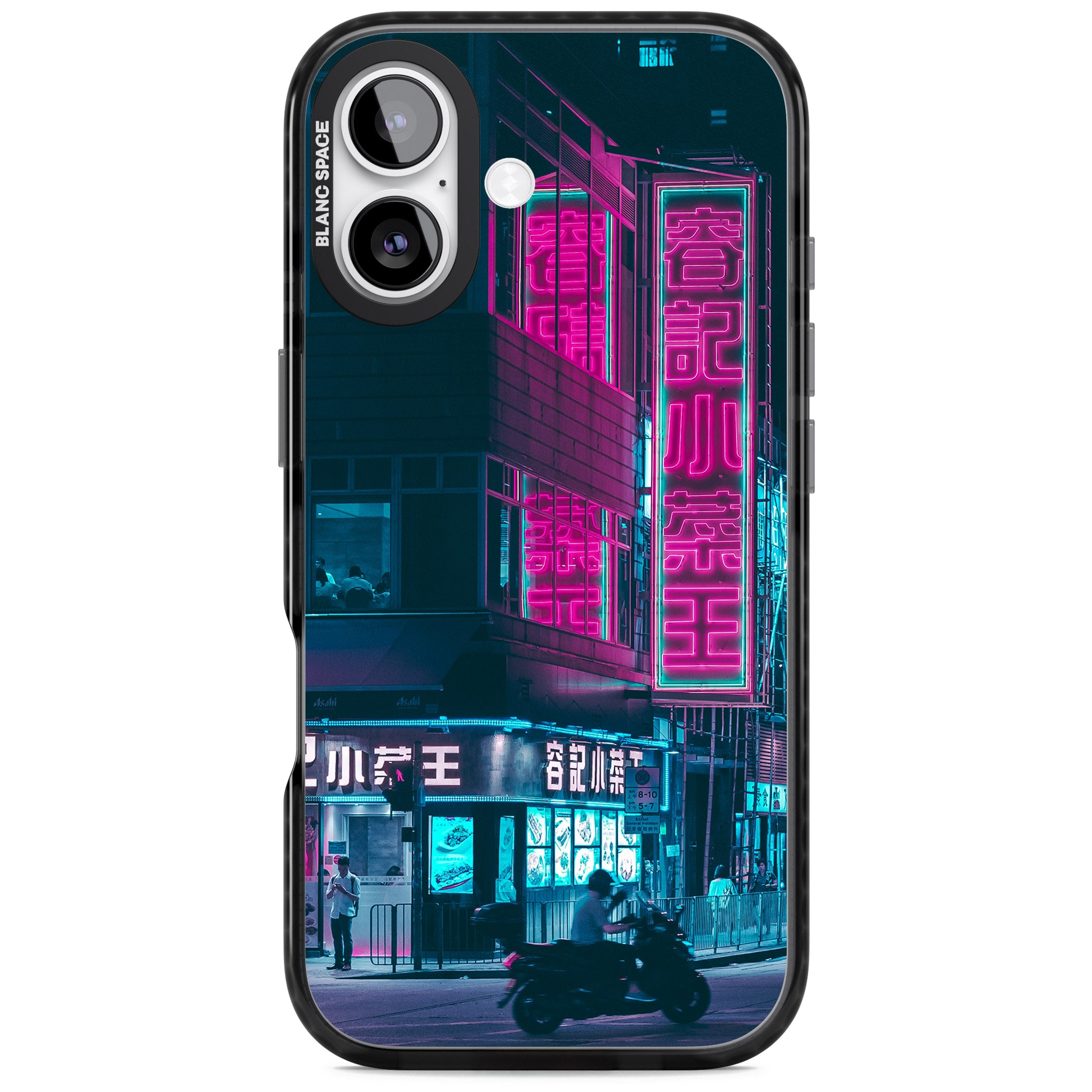 Neon City Ride iPhone 17 Impact Pro Black Phone Case