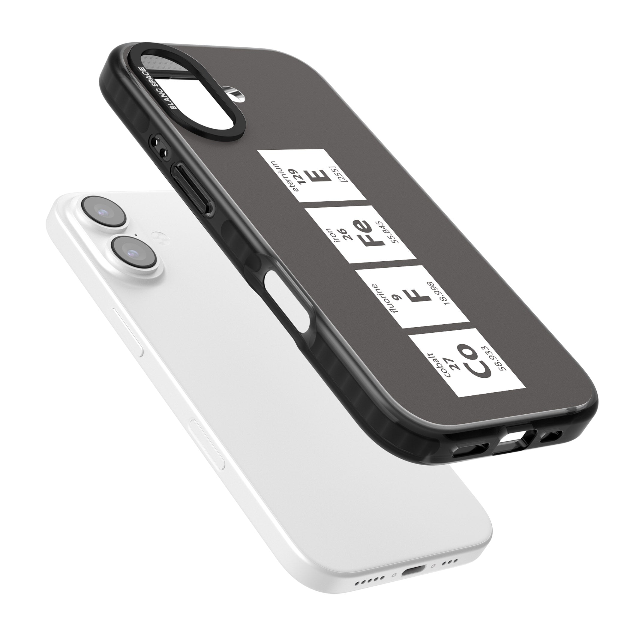 Coffee Element (Grey) iPhone 17 Impact Pro Black Phone Case Colours