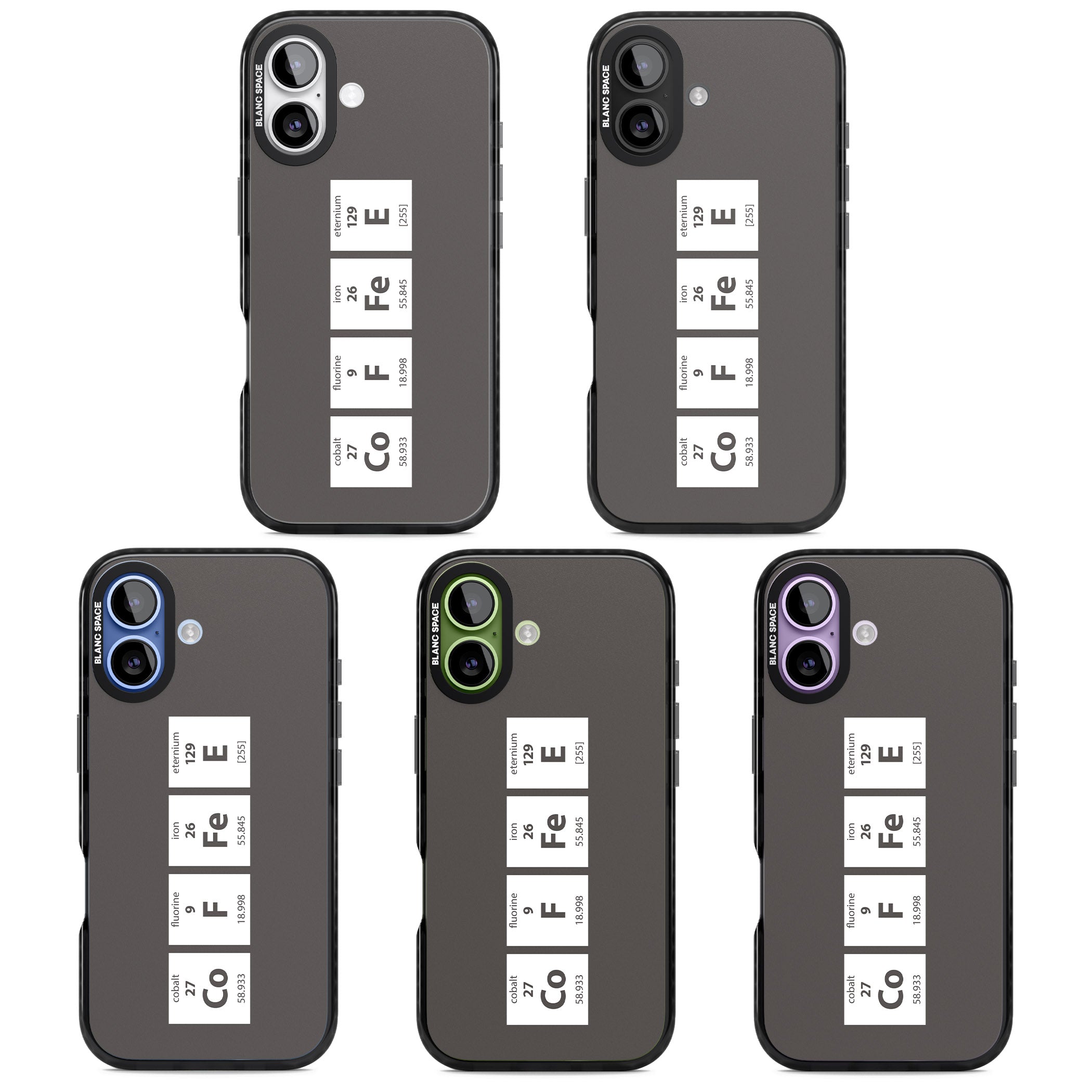 Coffee Element (Grey) iPhone 17 Impact Pro Black Phone Case APT Impact Protection